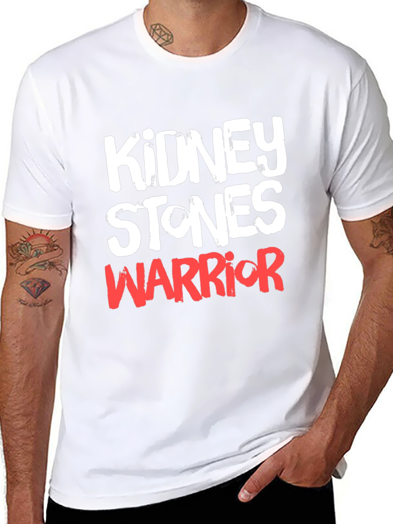 Kidney Stones Warrior Graphic T-Shirt