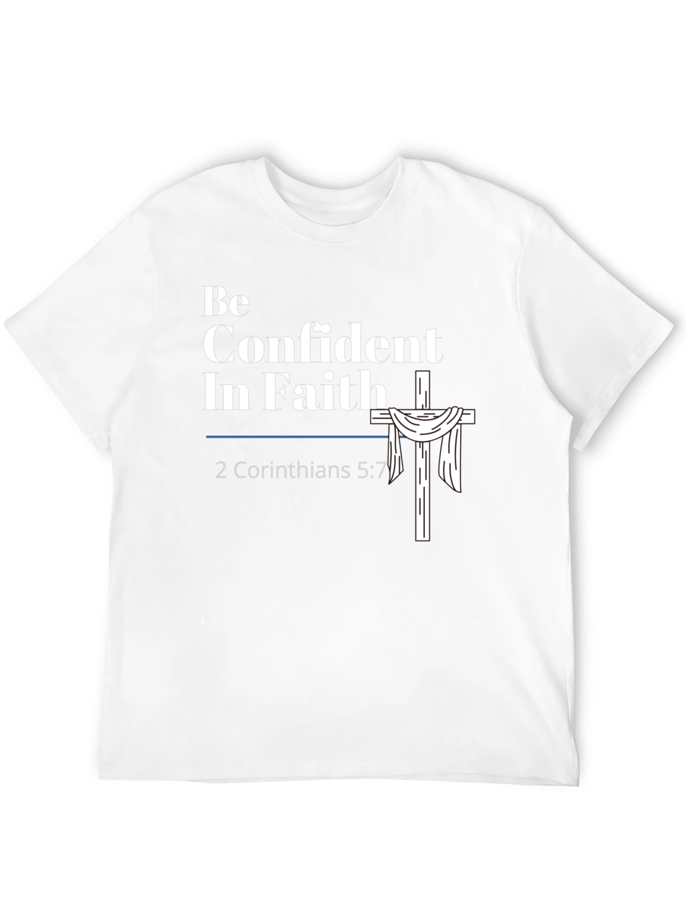 Confident In Faith Christian T-Shirt
