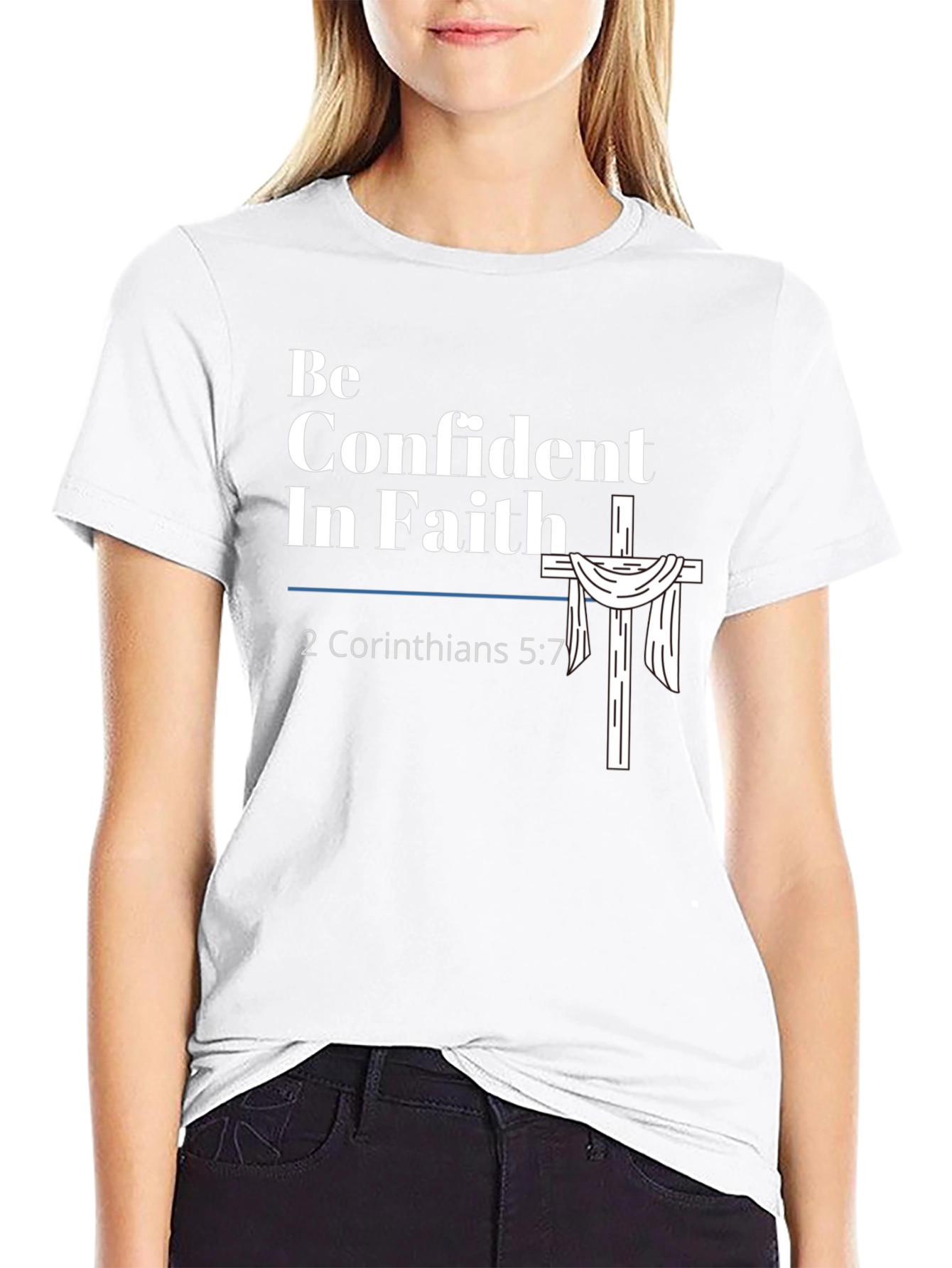 Confident In Faith Christian T-Shirt