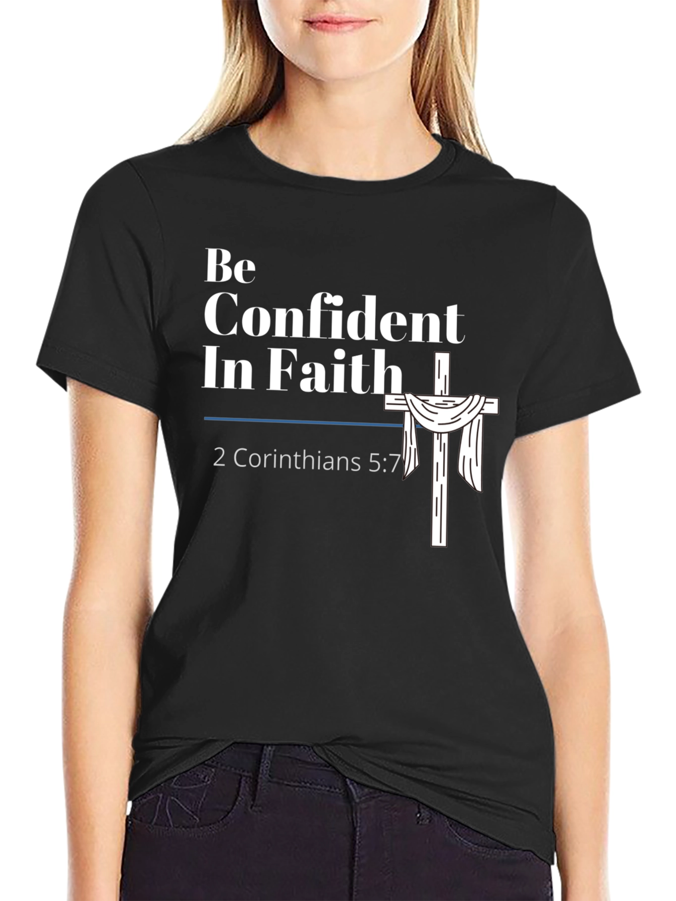 Confident In Faith Christian T-Shirt
