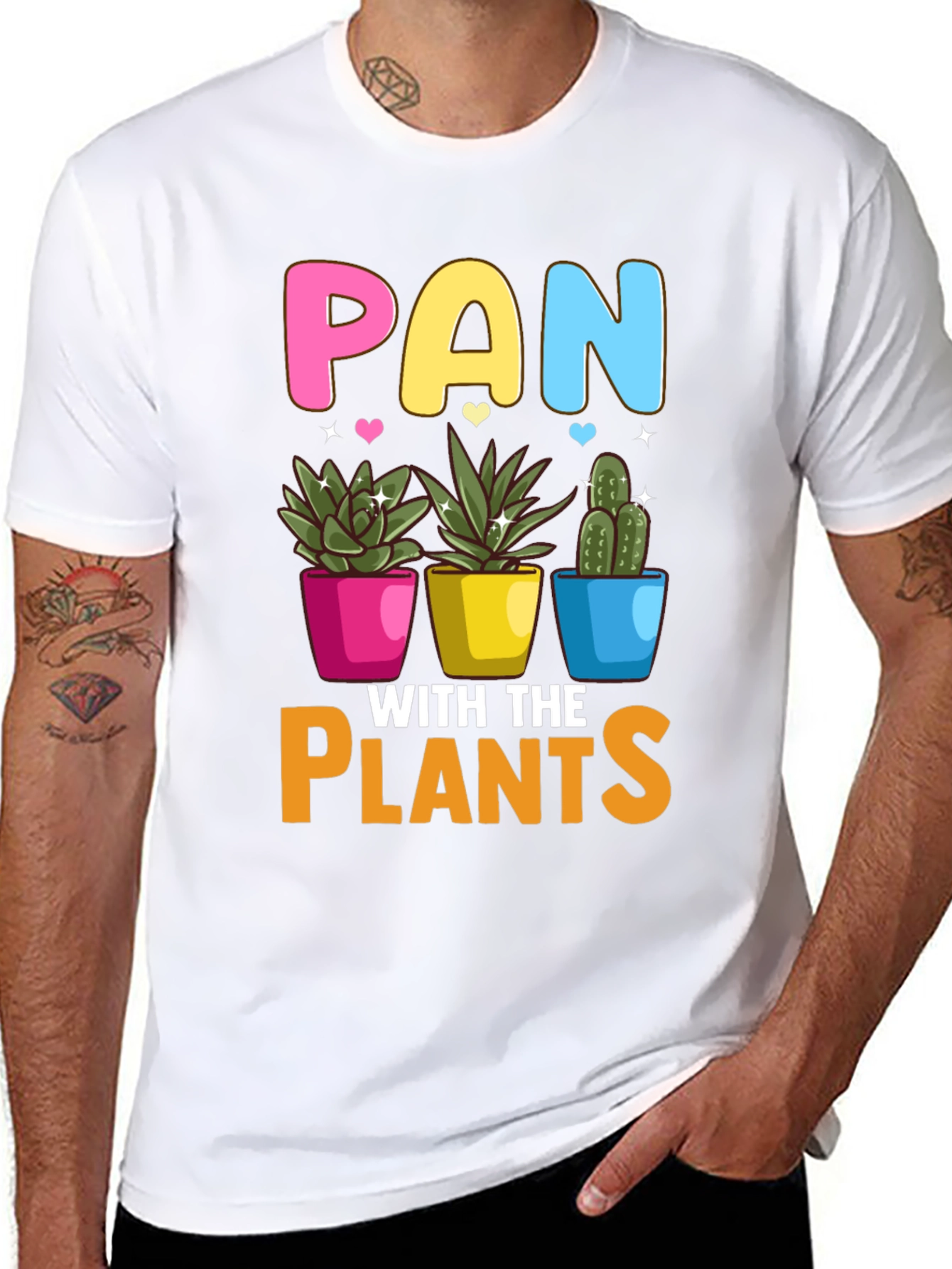 Pan with the Plants T-Shirt - LGBTQ Pride