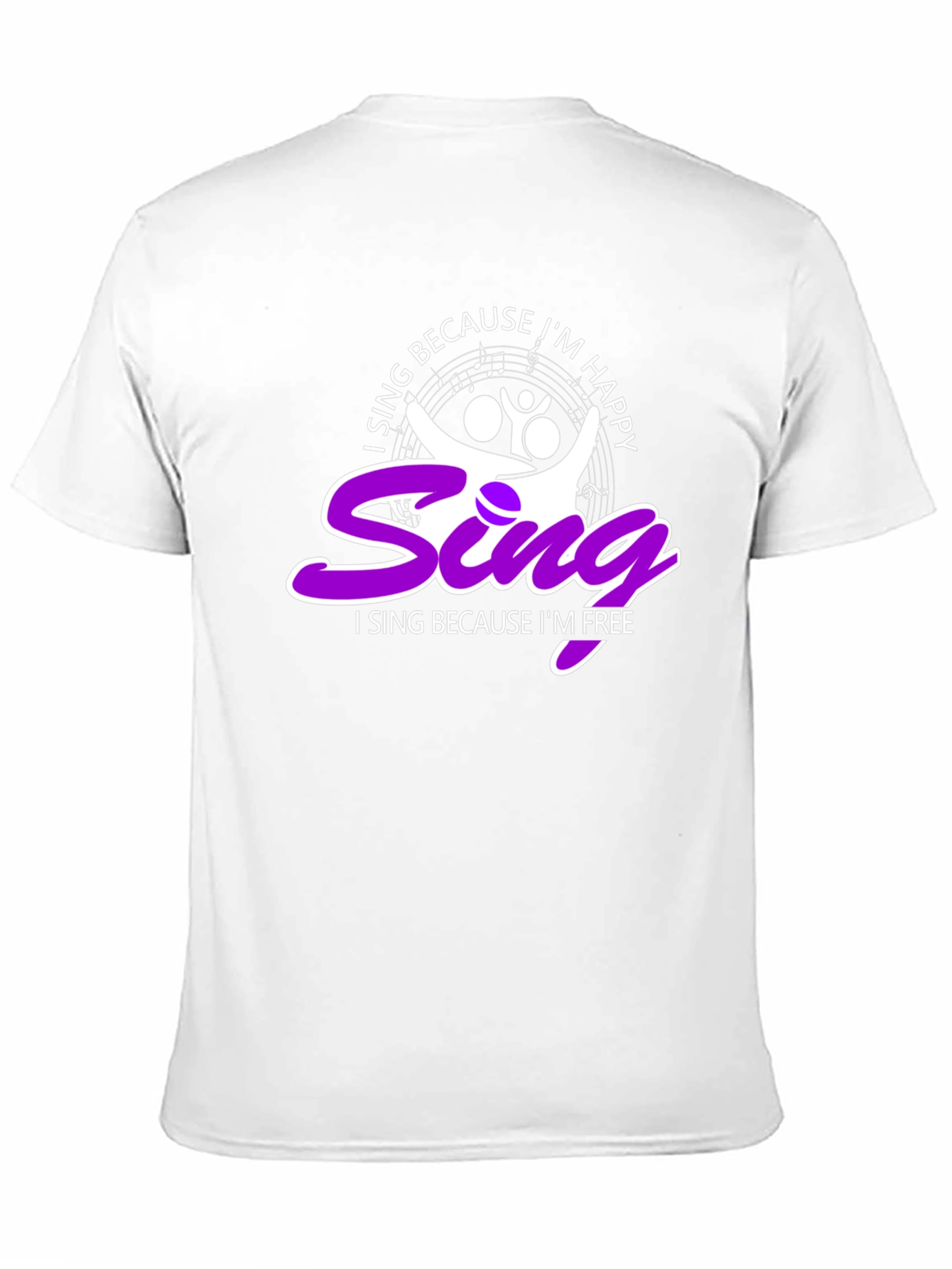 Singing T-Shirt - I Sing Because Im Happy/Free