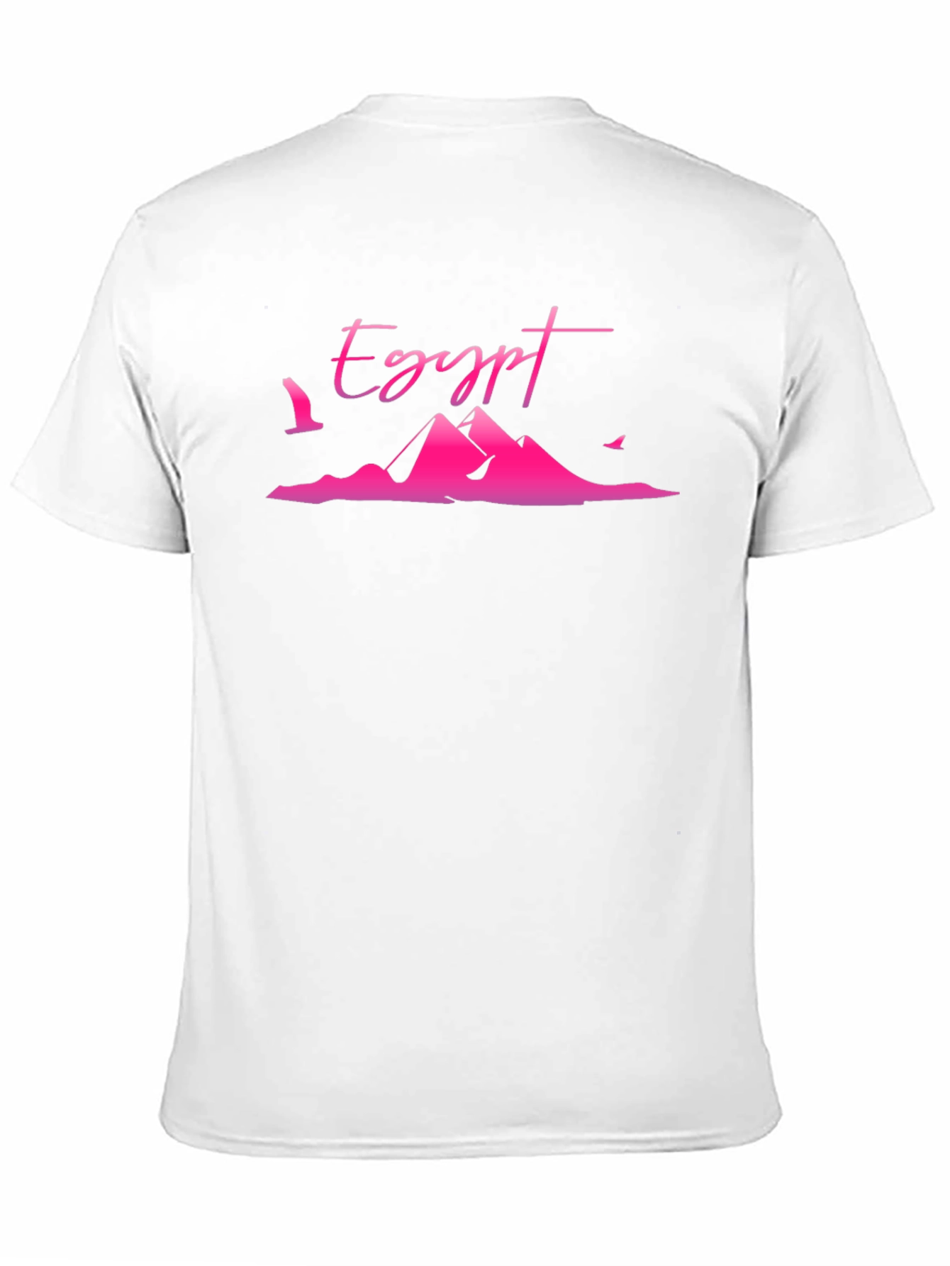 Egypt Pyramid Graphic Tee - Black Cotton T-Shirt