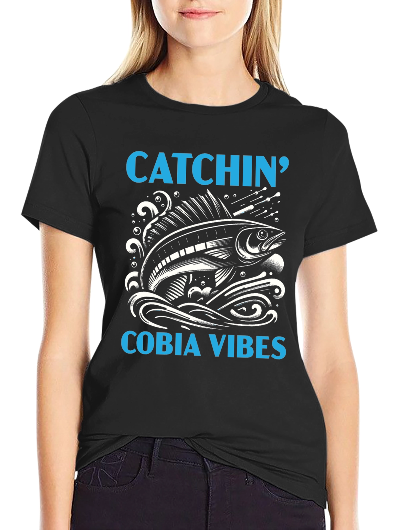 Catchin Cobia Vibes Graphic Tee