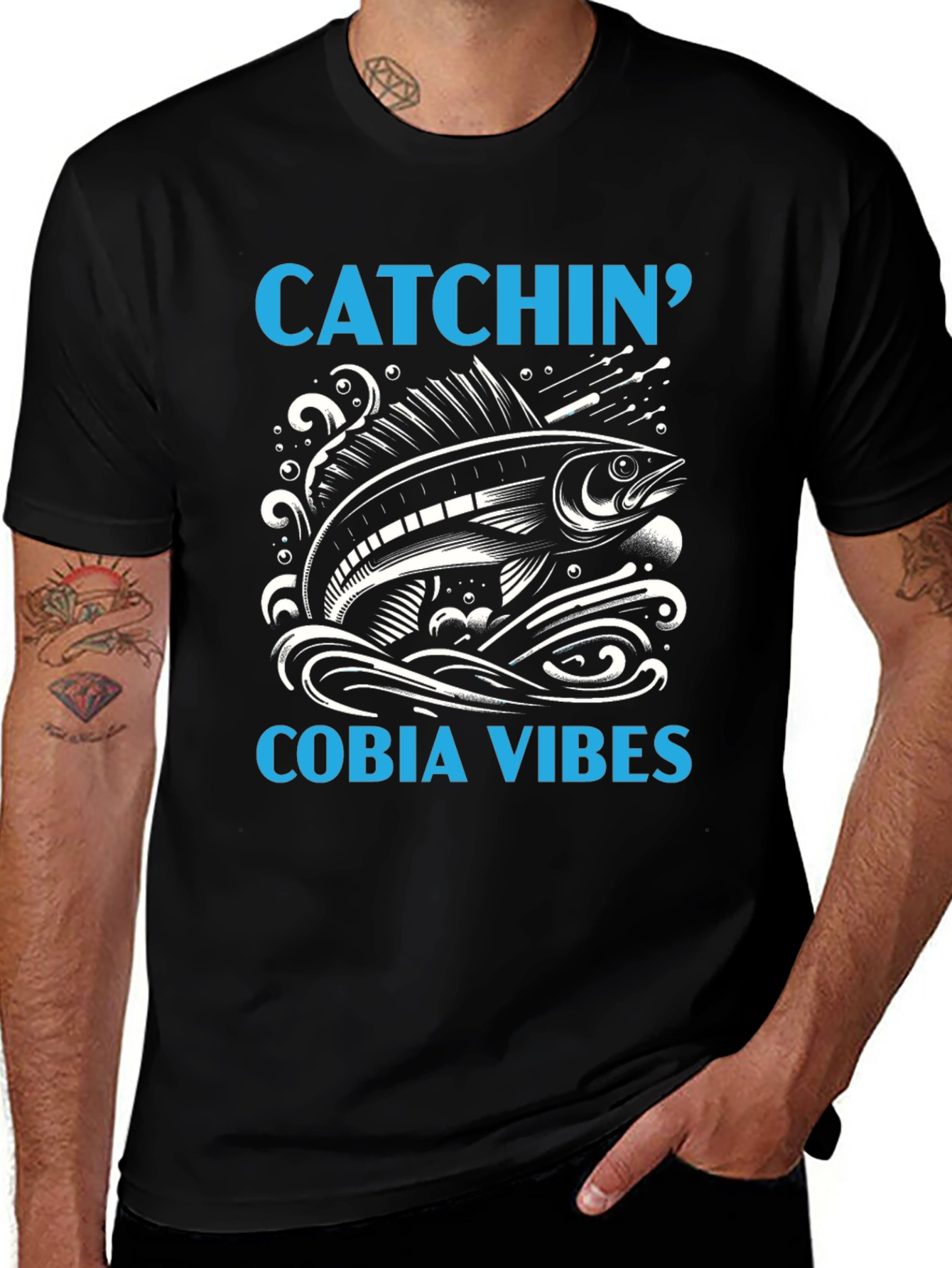 Catchin Cobia Vibes Graphic Tee