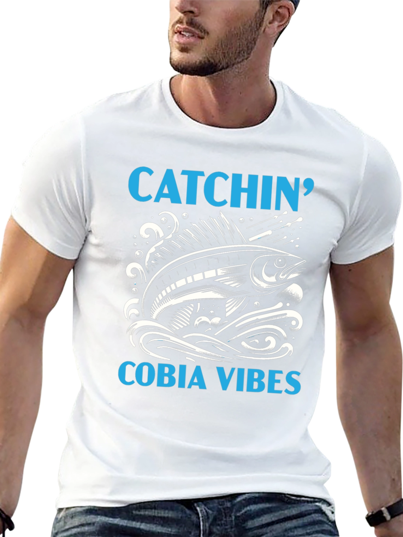 Catchin Cobia Vibes Graphic Tee
