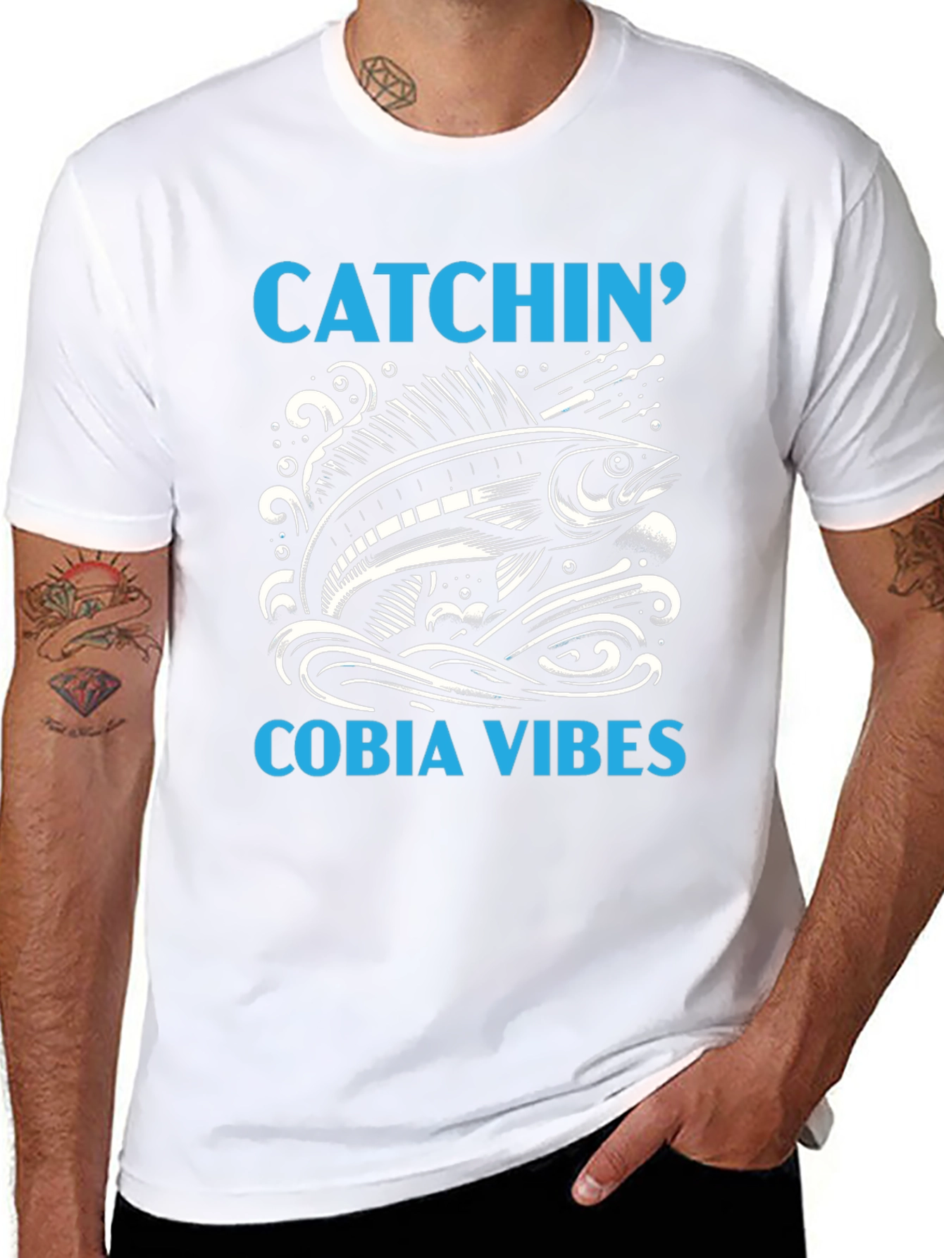 Catchin Cobia Vibes Graphic Tee