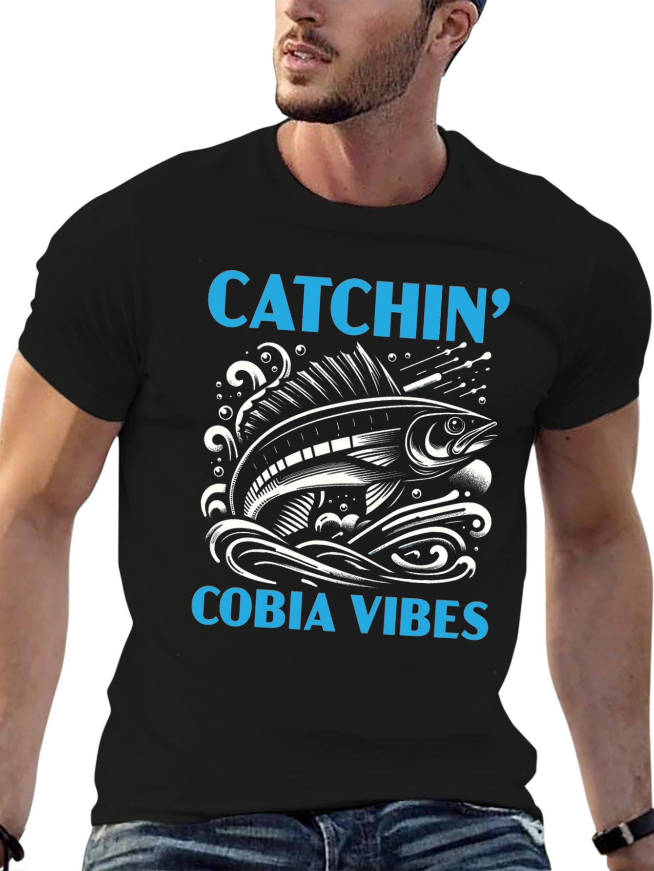 Catchin Cobia Vibes Graphic Tee