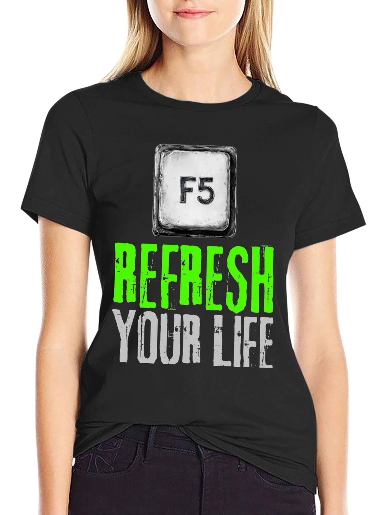 Refresh Your Life T-Shirt - F5 Key Design