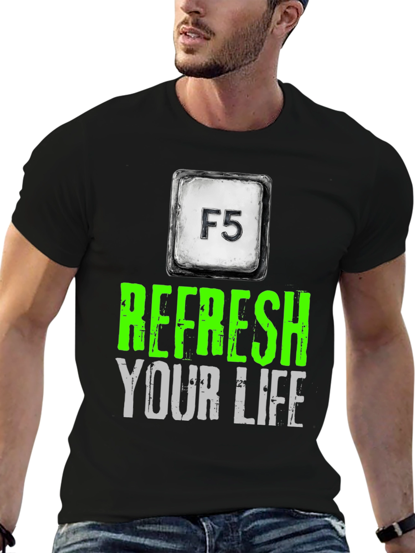 Refresh Your Life T-Shirt - F5 Key Design