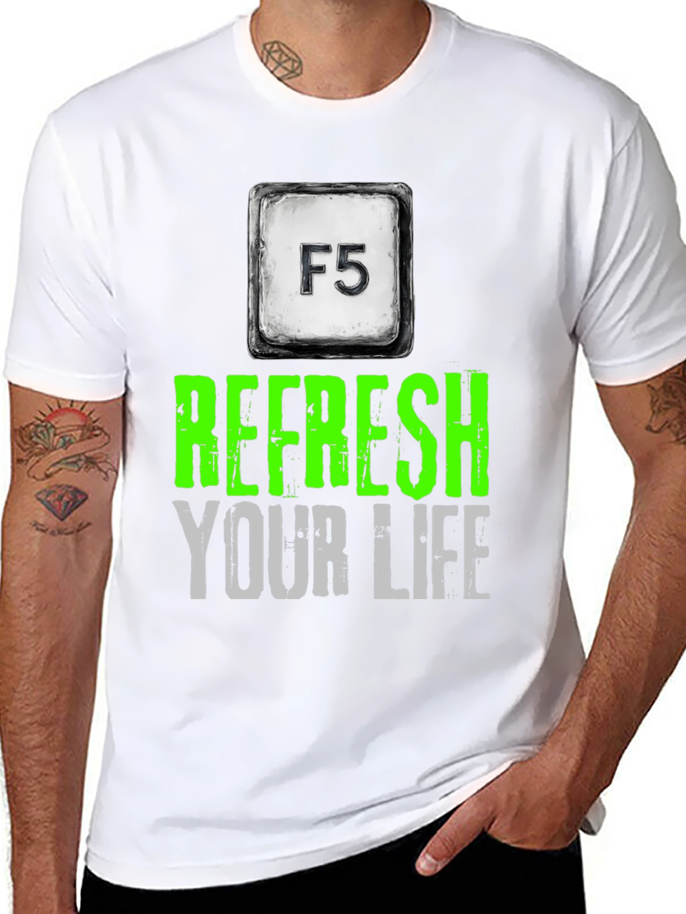 Refresh Your Life T-Shirt - F5 Key Design
