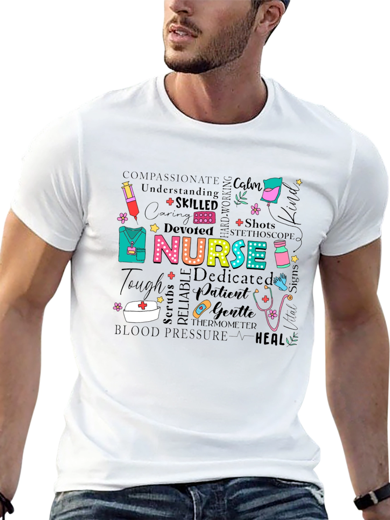 Nurse Graphic T-Shirt - Medical Professional Apparel