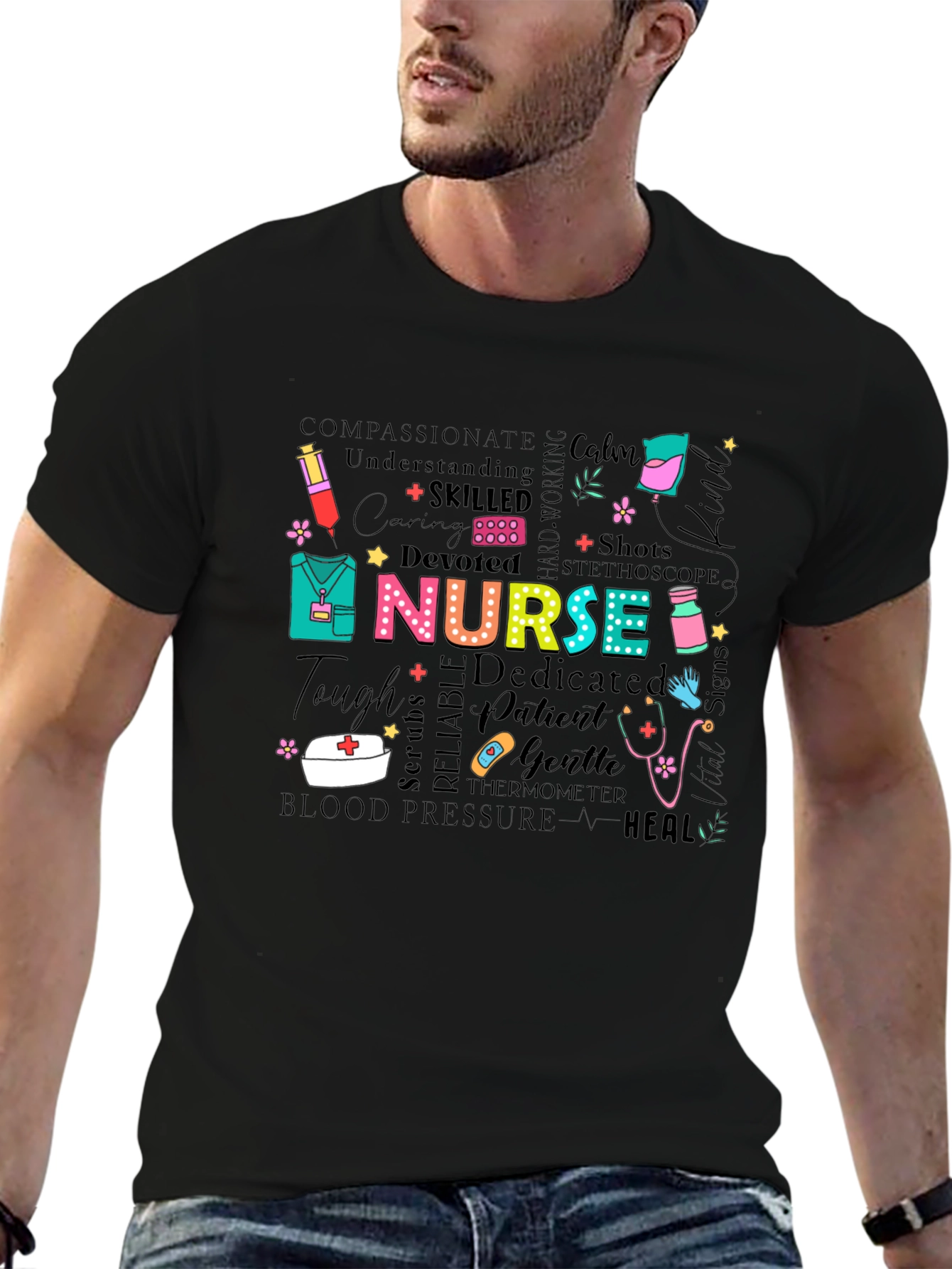 Nurse Graphic T-Shirt - Medical Professional Apparel