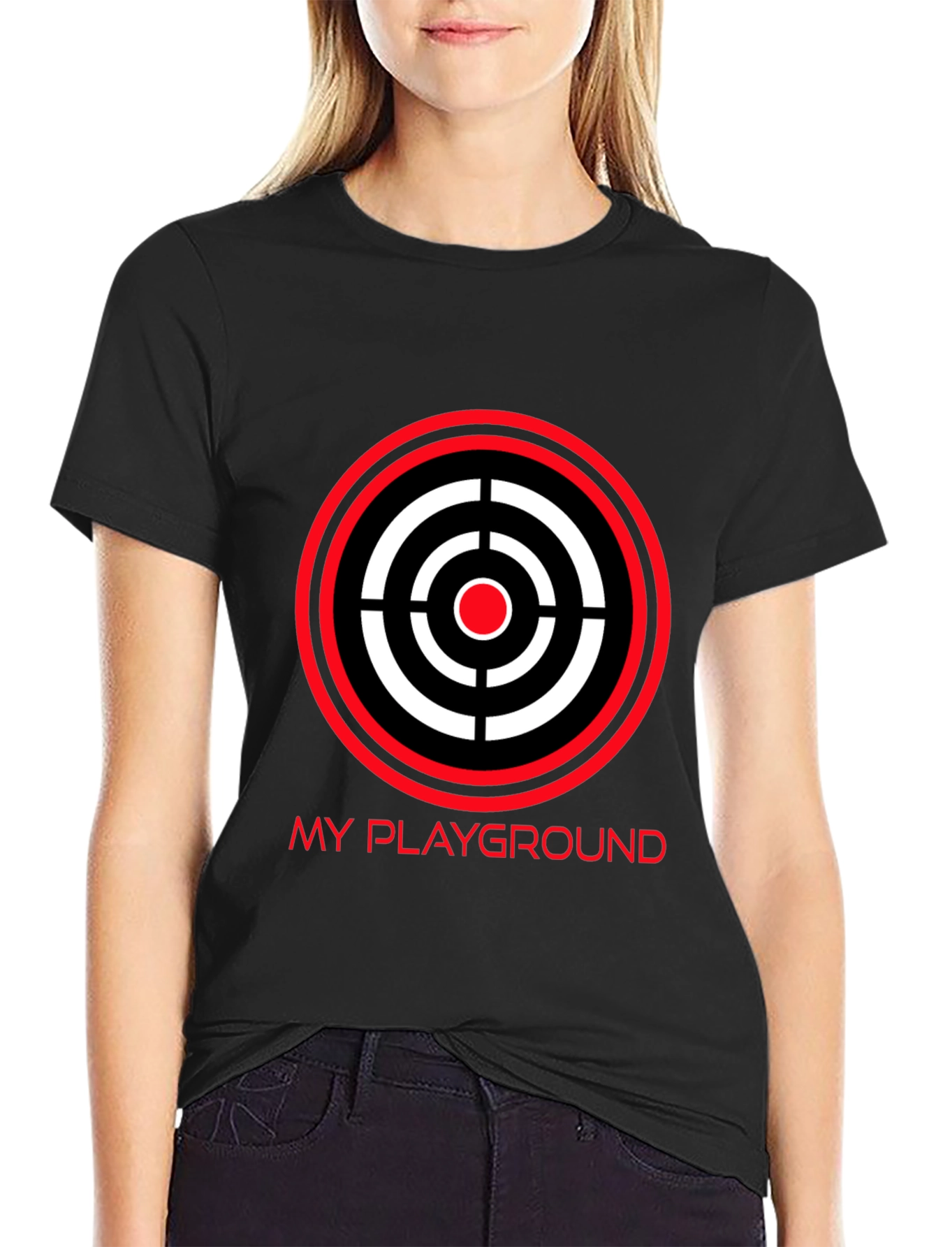Target Logo Black T-Shirt