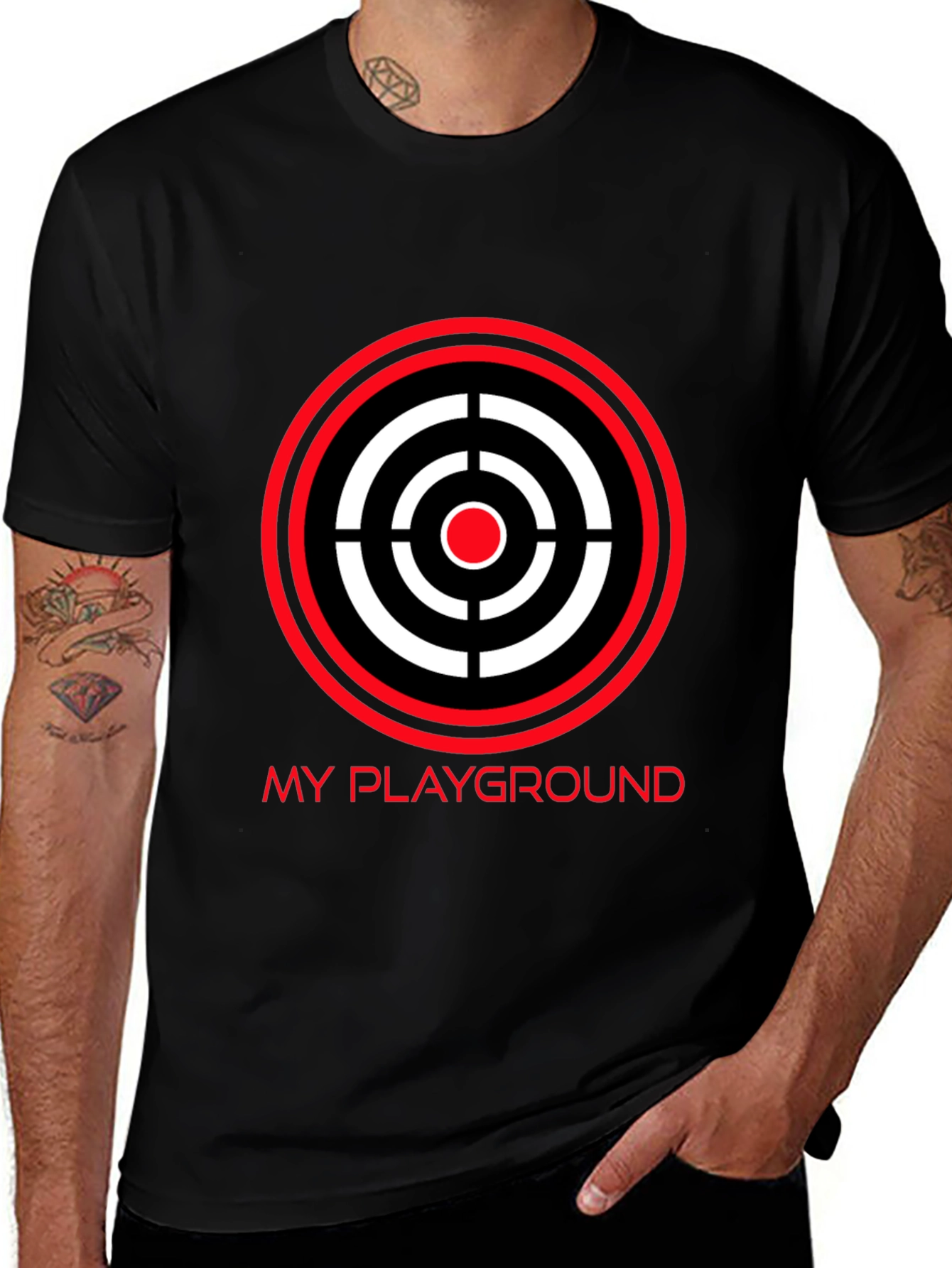 Target Logo Black T-Shirt
