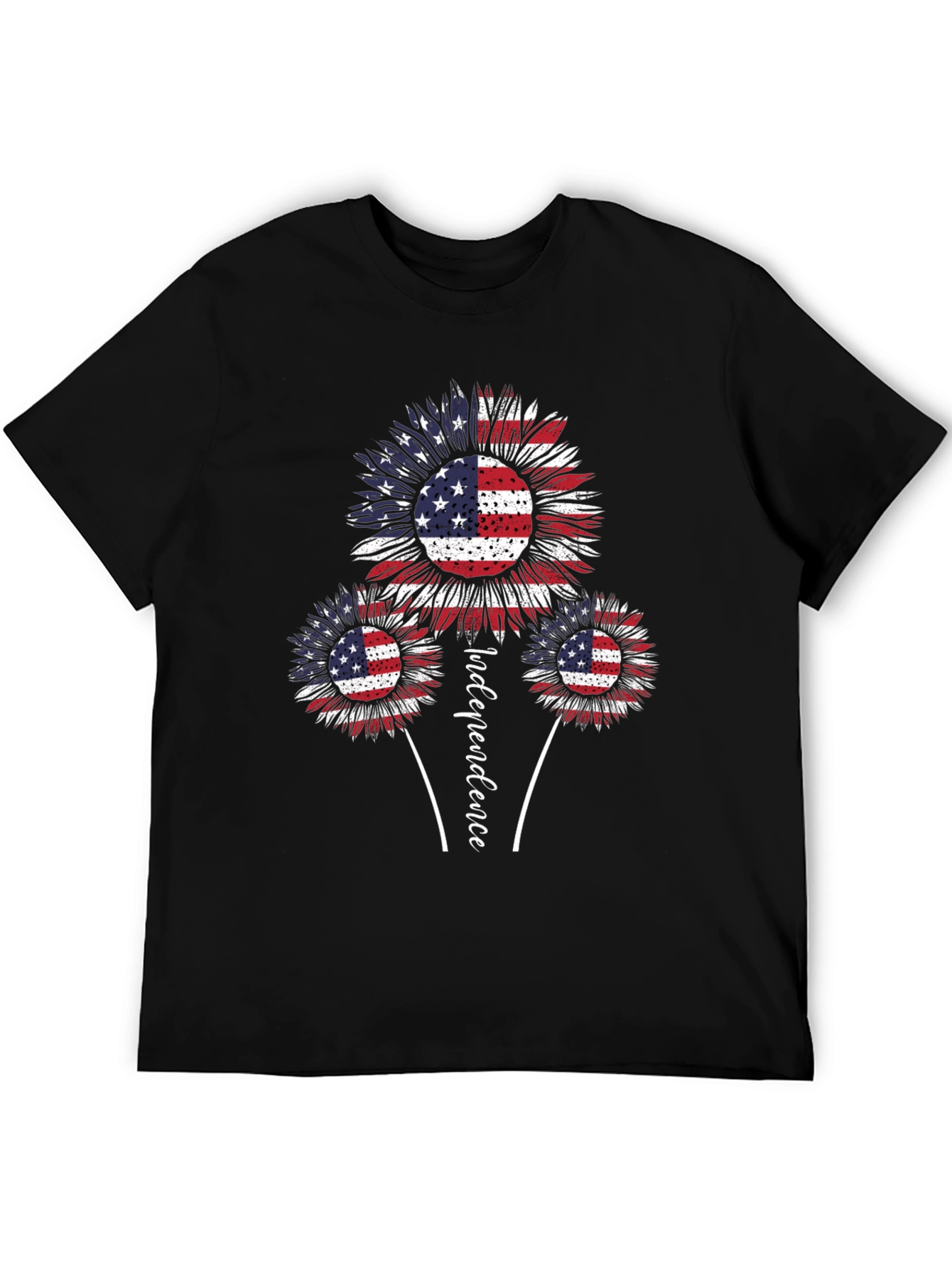 Patriotic Sunflower Graphic Tee