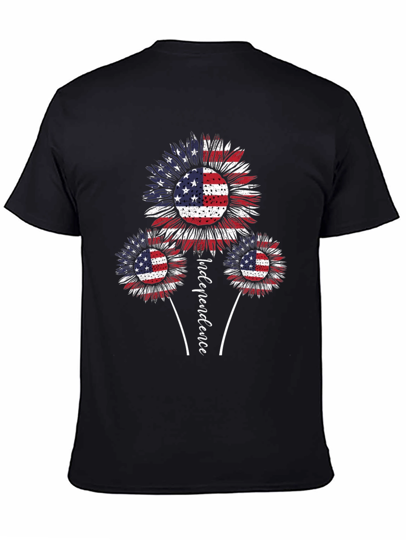 Patriotic Sunflower Graphic Tee