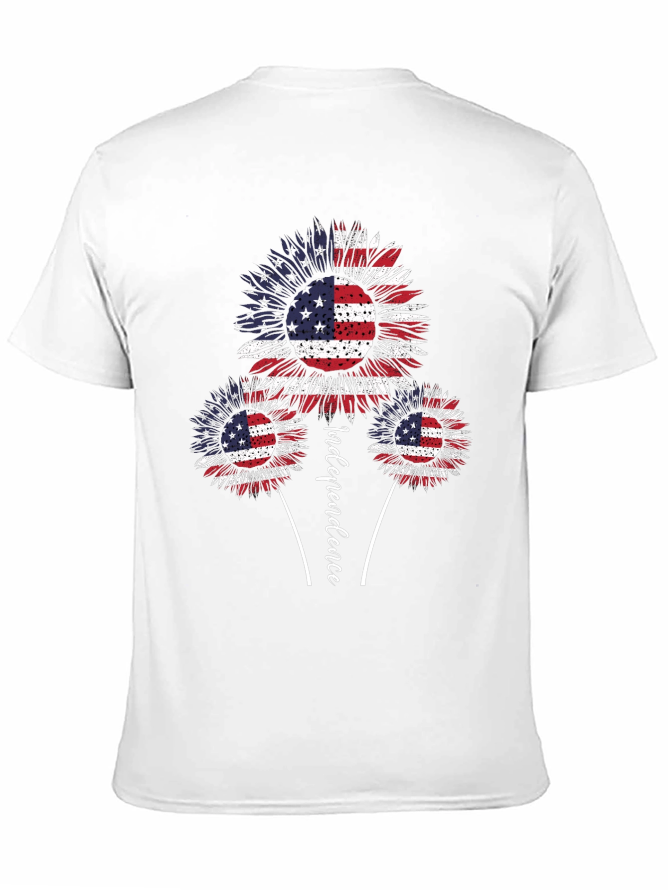 Patriotic Sunflower Graphic Tee