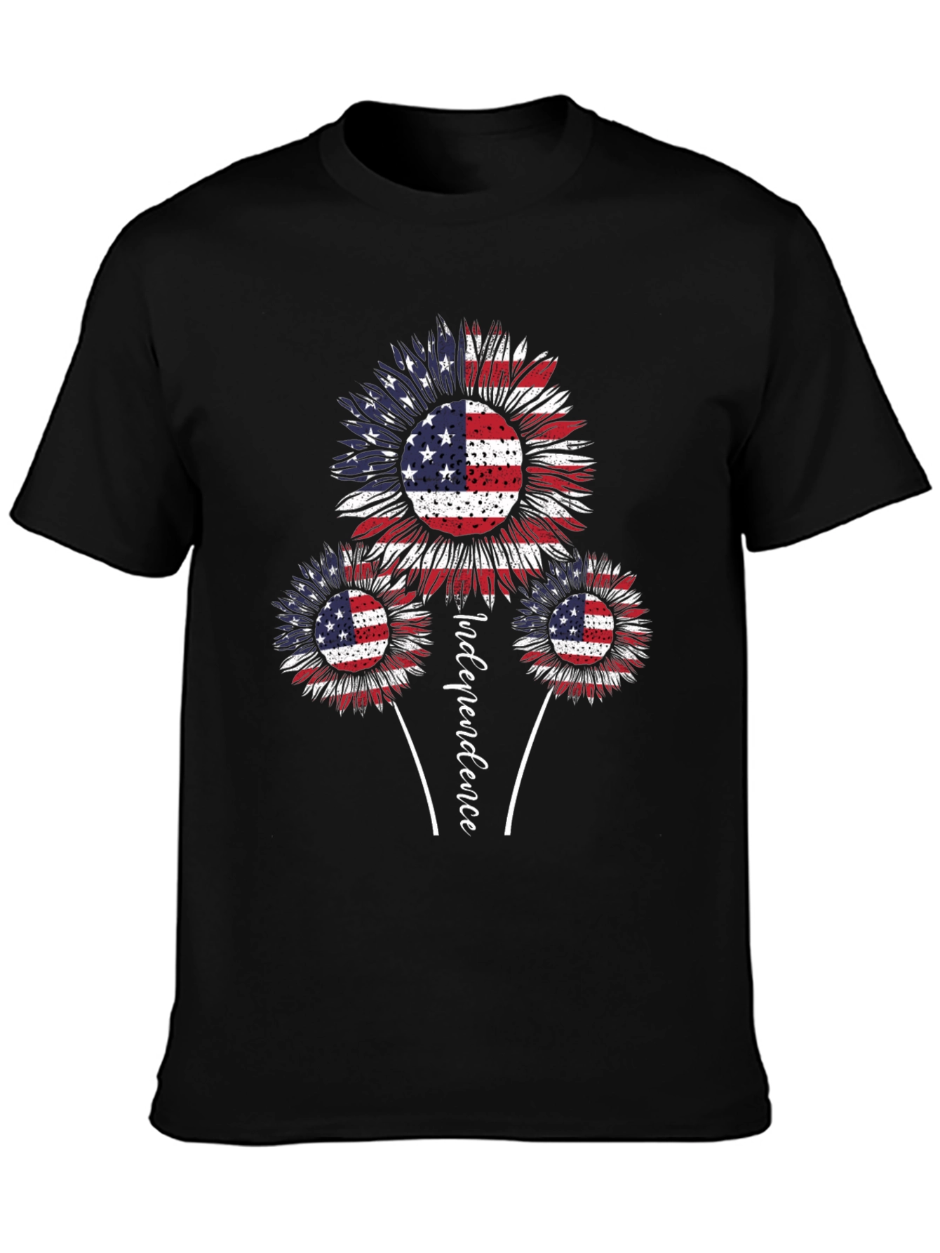 Patriotic Sunflower Graphic Tee