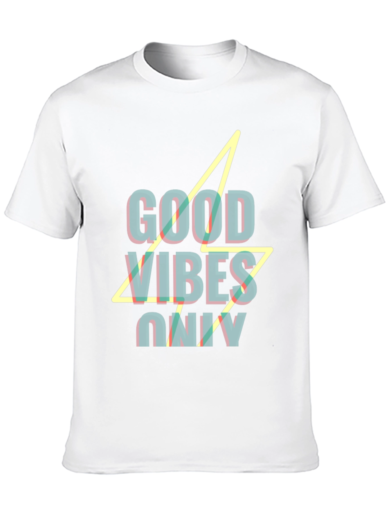 Good Vibes Only Graphic Black T-Shirt