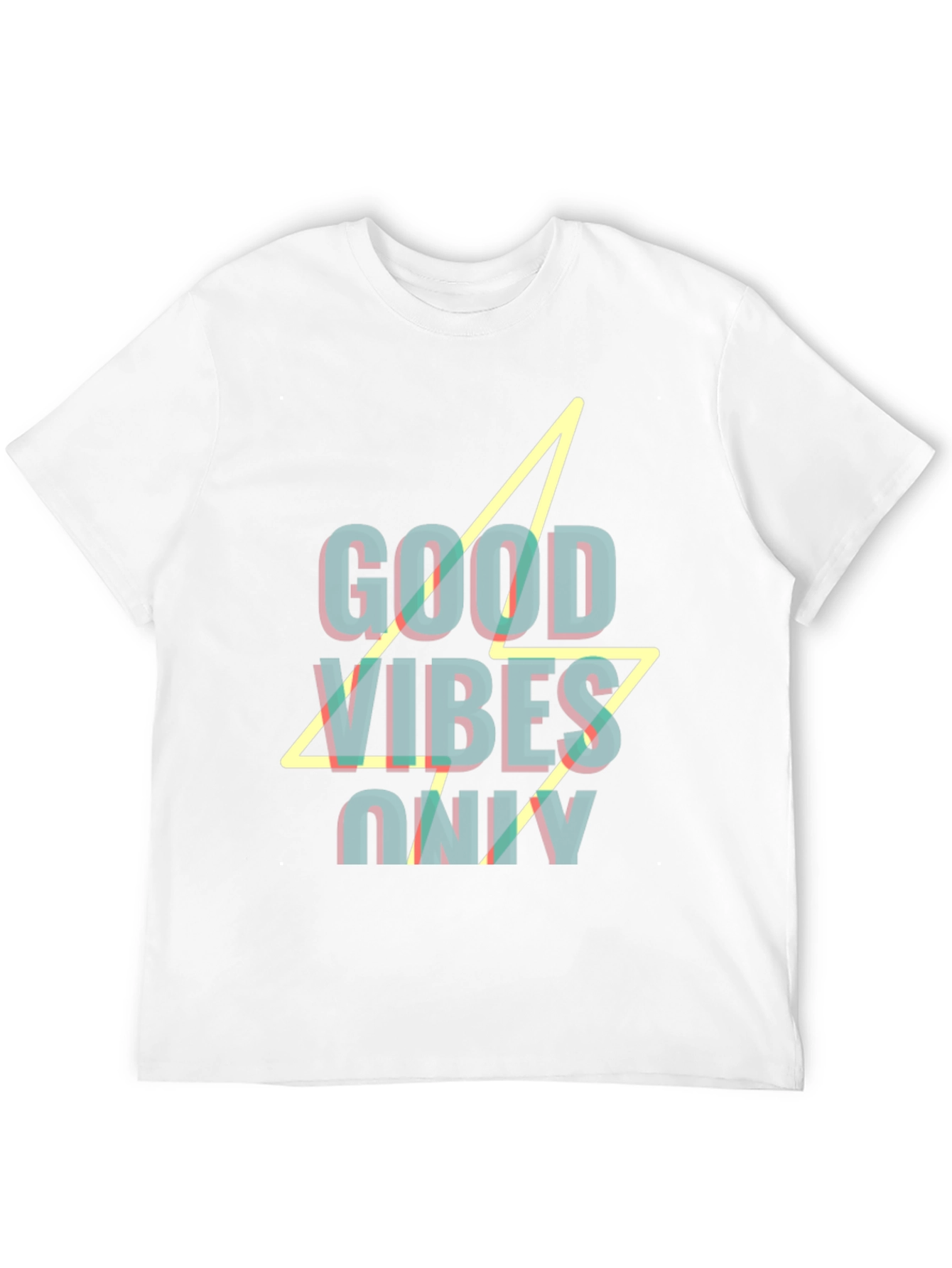 Good Vibes Only Graphic Black T-Shirt