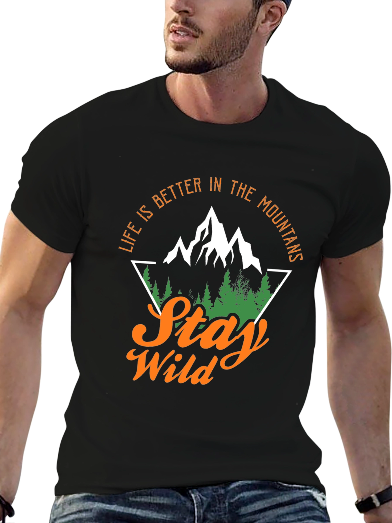 Stay Wild Mountains Graphic Tee