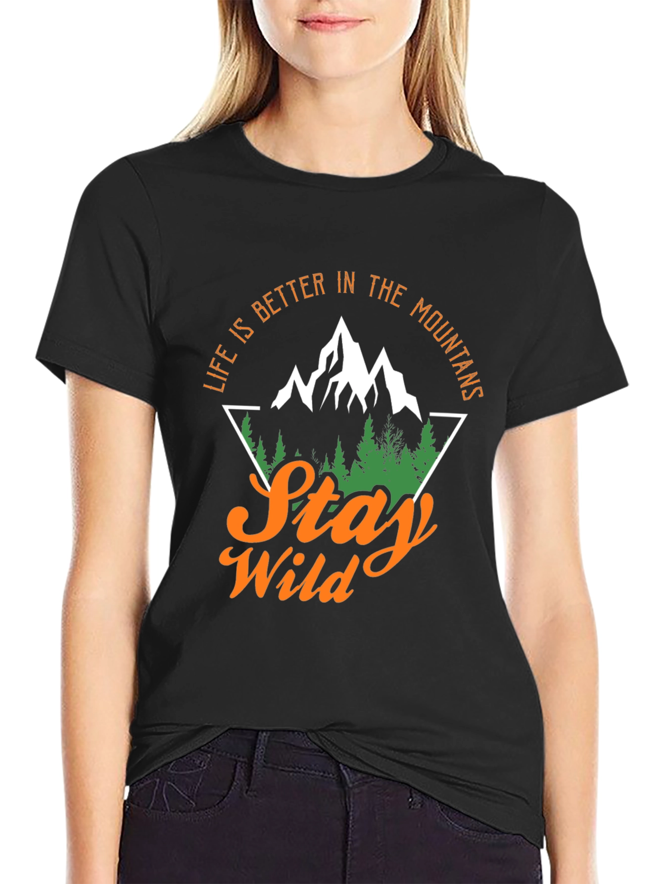 Stay Wild Mountains Graphic Tee