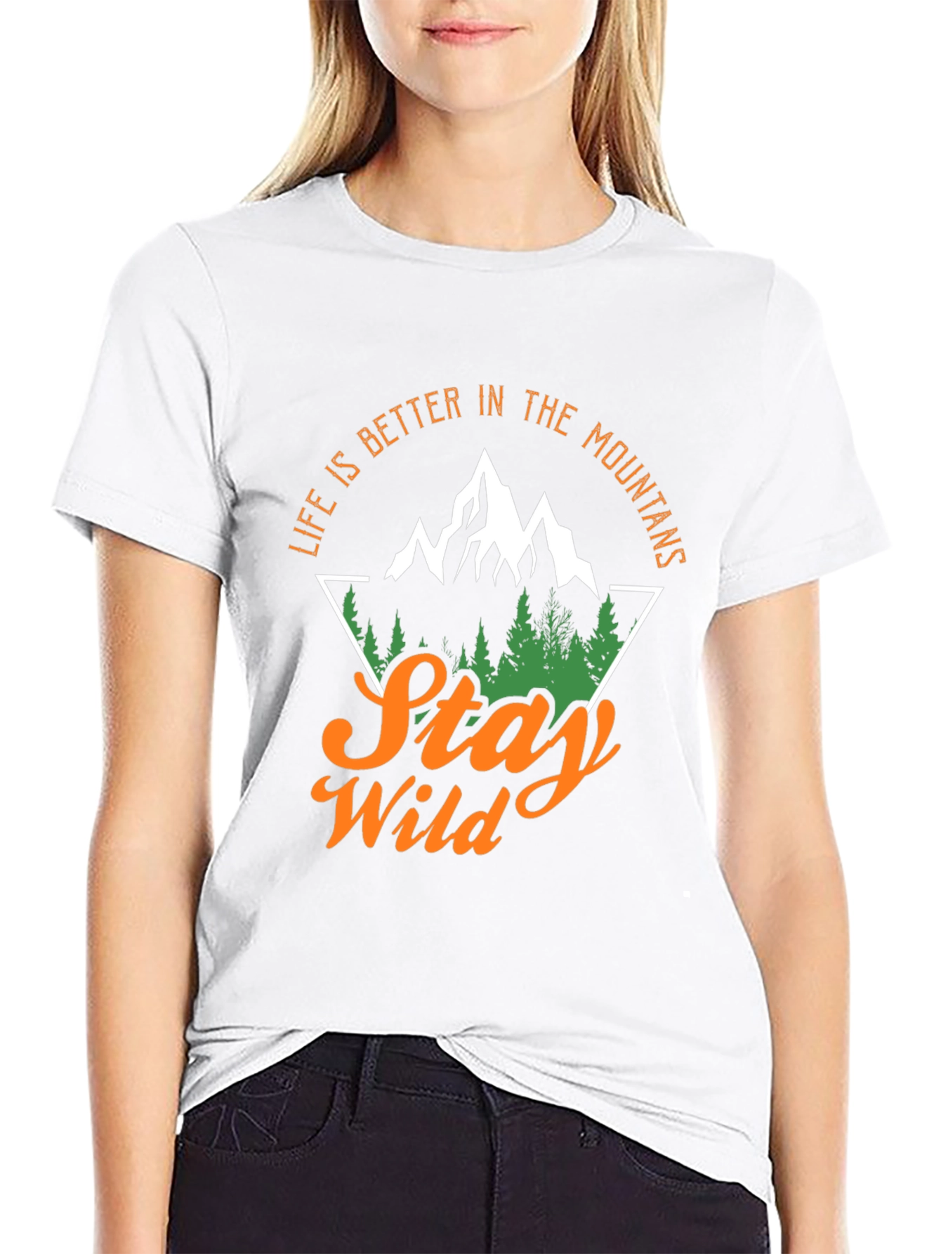 Stay Wild Mountains Graphic Tee