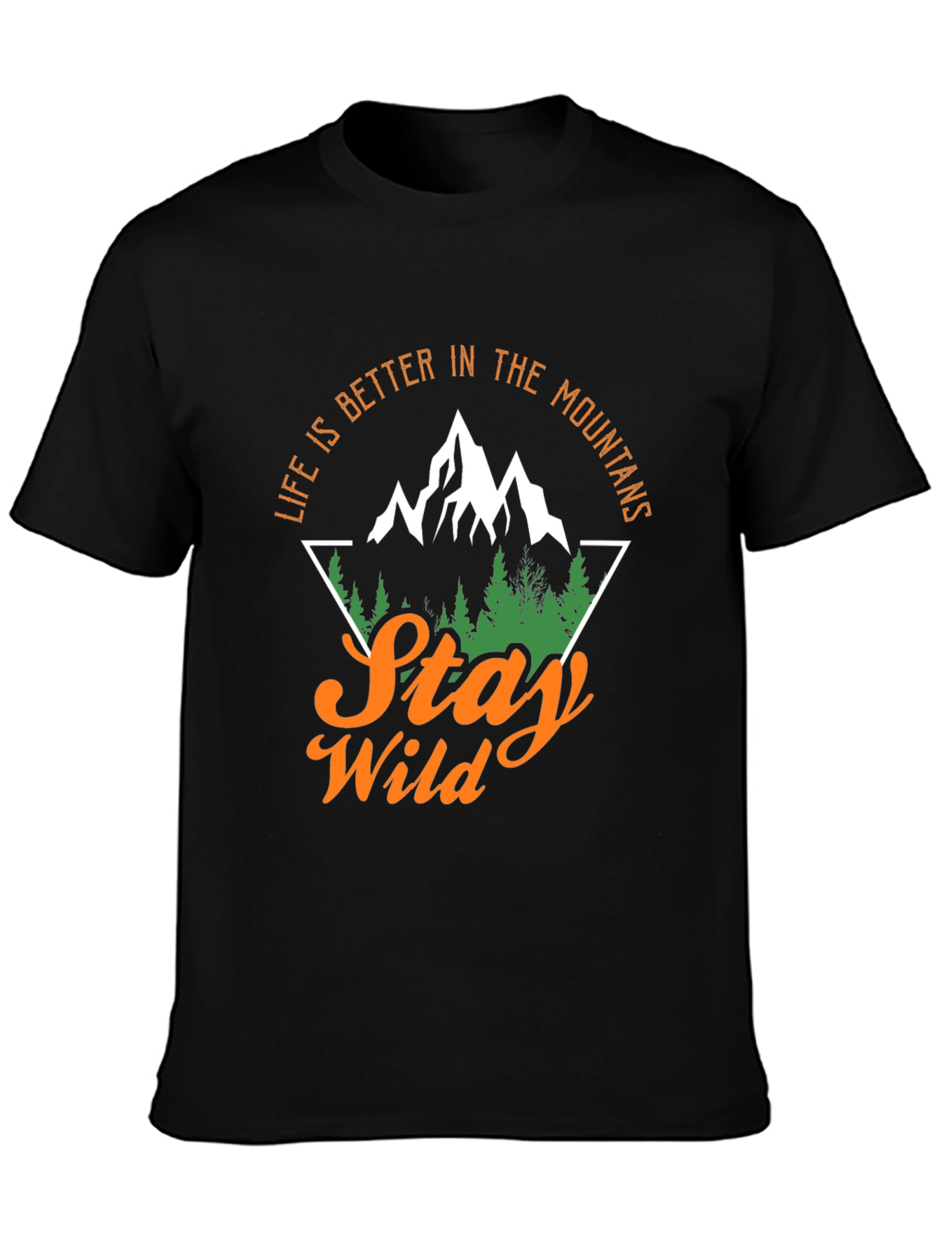 Stay Wild Mountains Graphic Tee