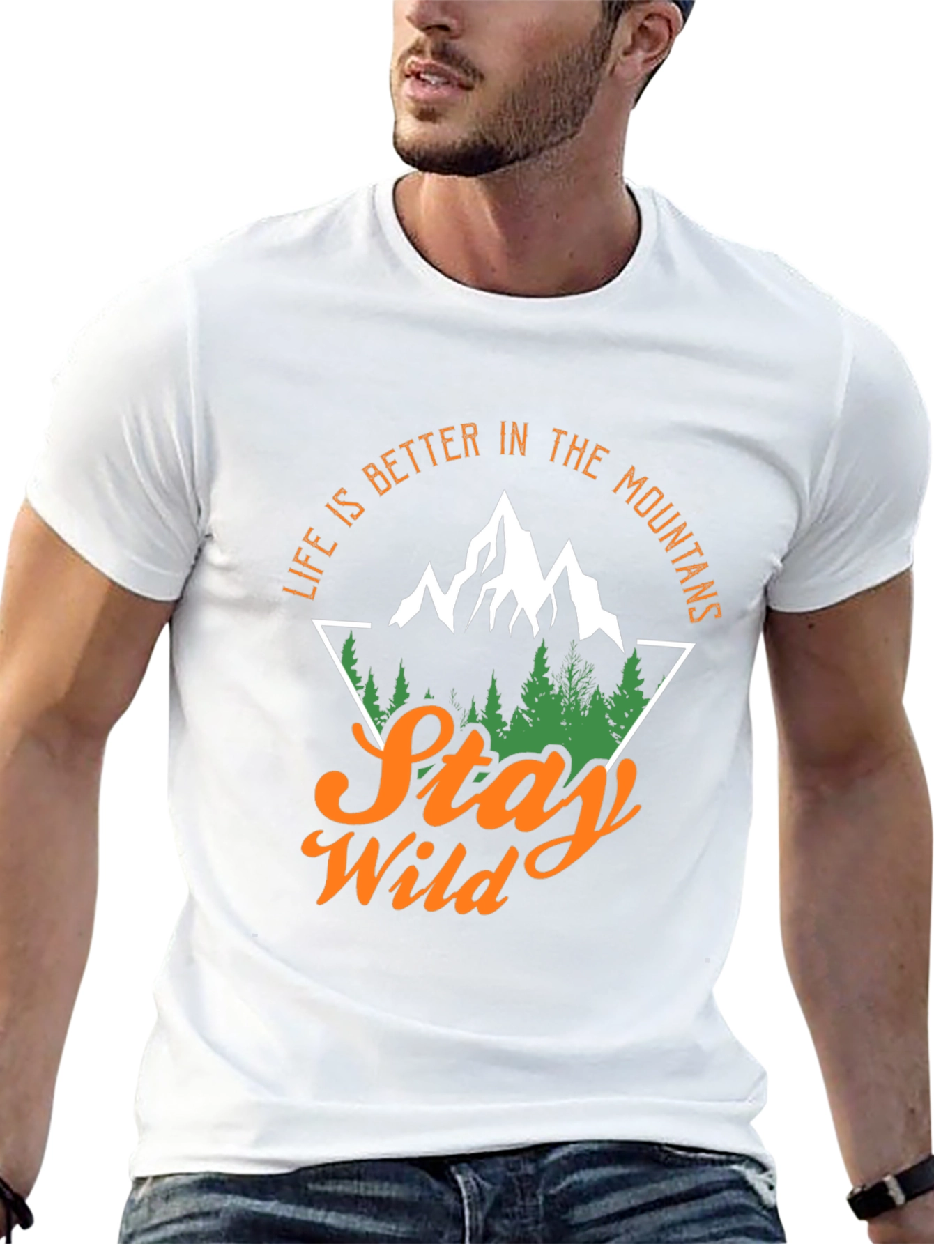 Stay Wild Mountains Graphic Tee