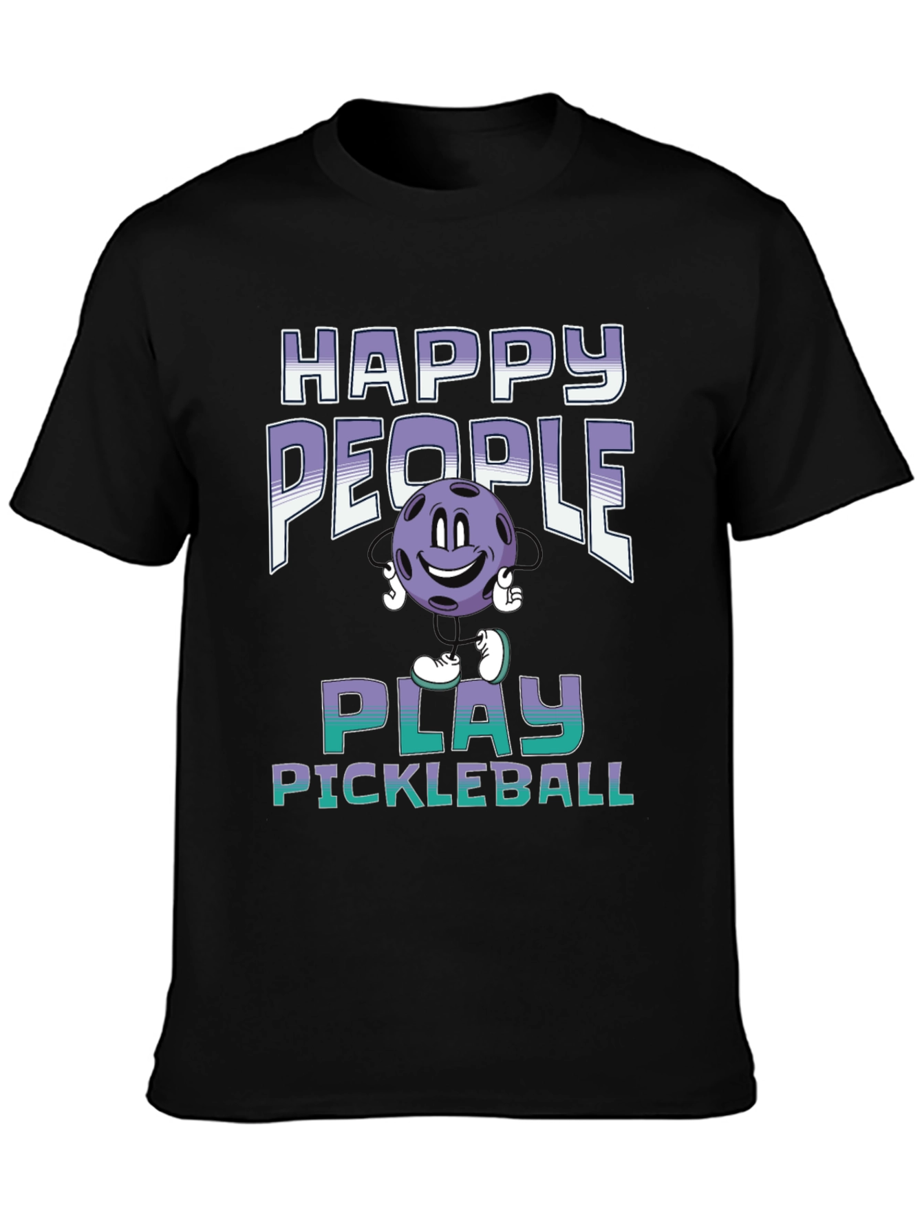 Happy People Play Pickleball T-Shirt