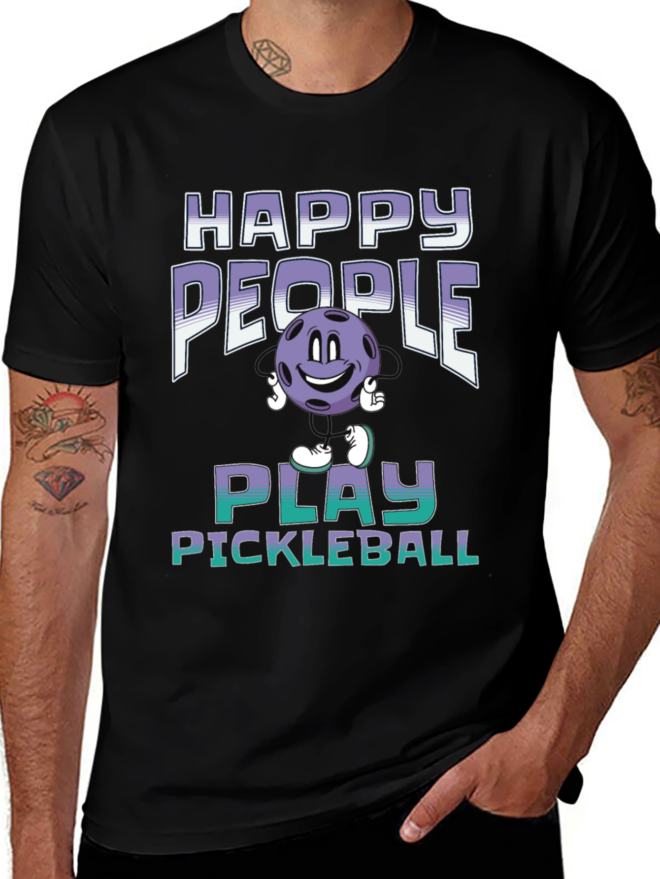 Happy People Play Pickleball T-Shirt