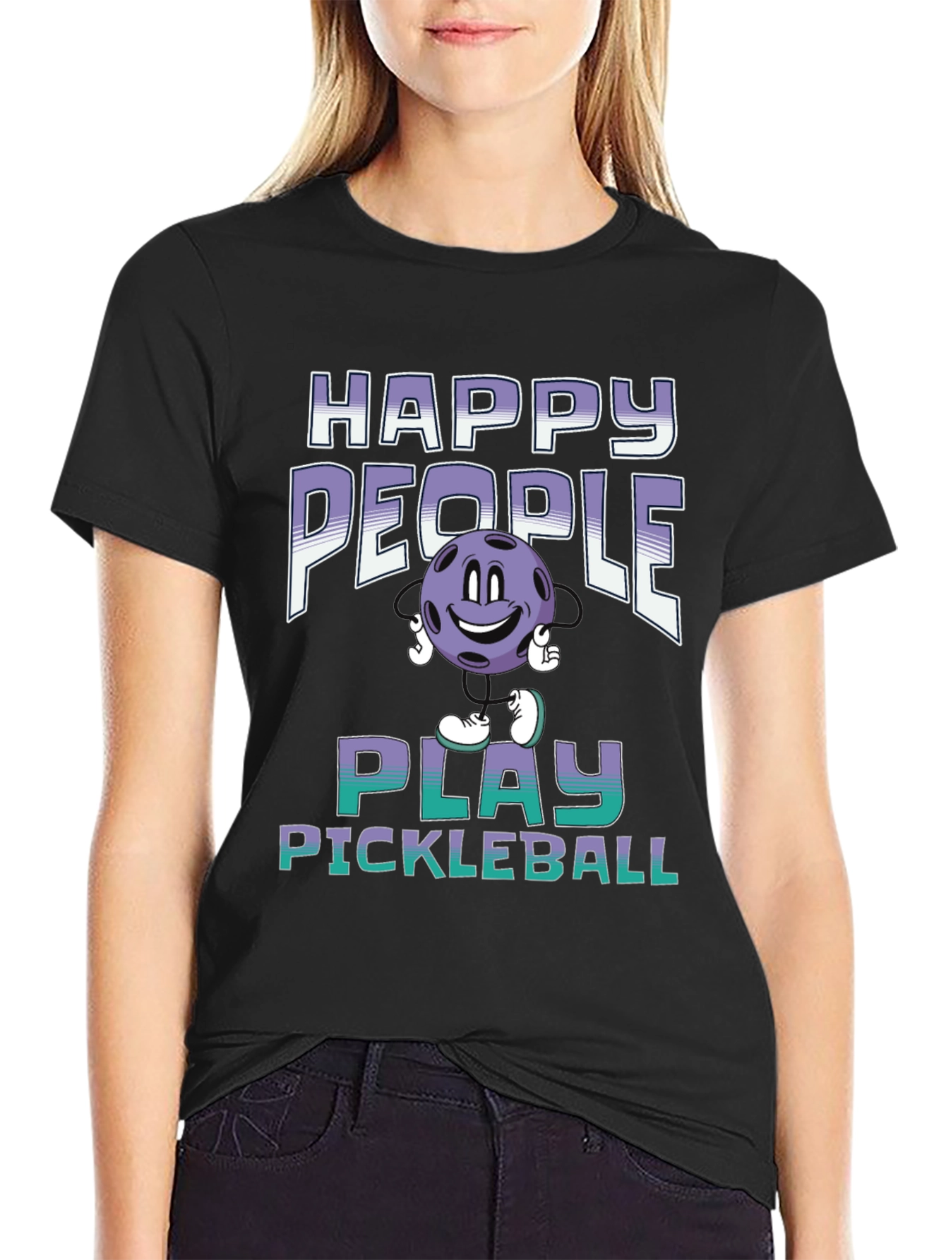 Happy People Play Pickleball T-Shirt