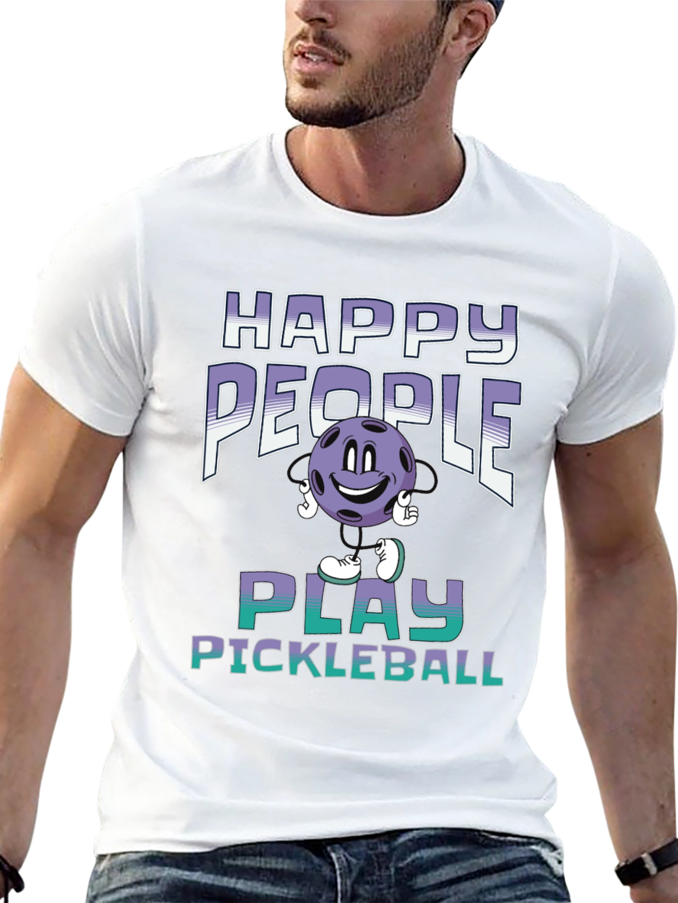Happy People Play Pickleball T-Shirt