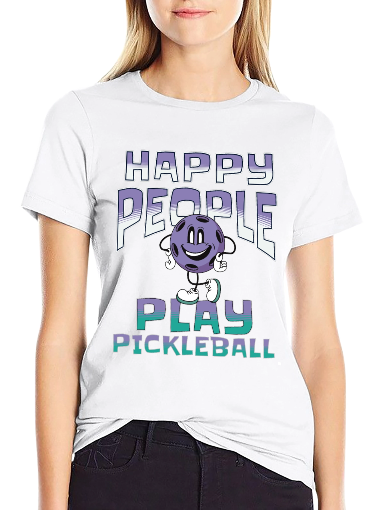 Happy People Play Pickleball T-Shirt