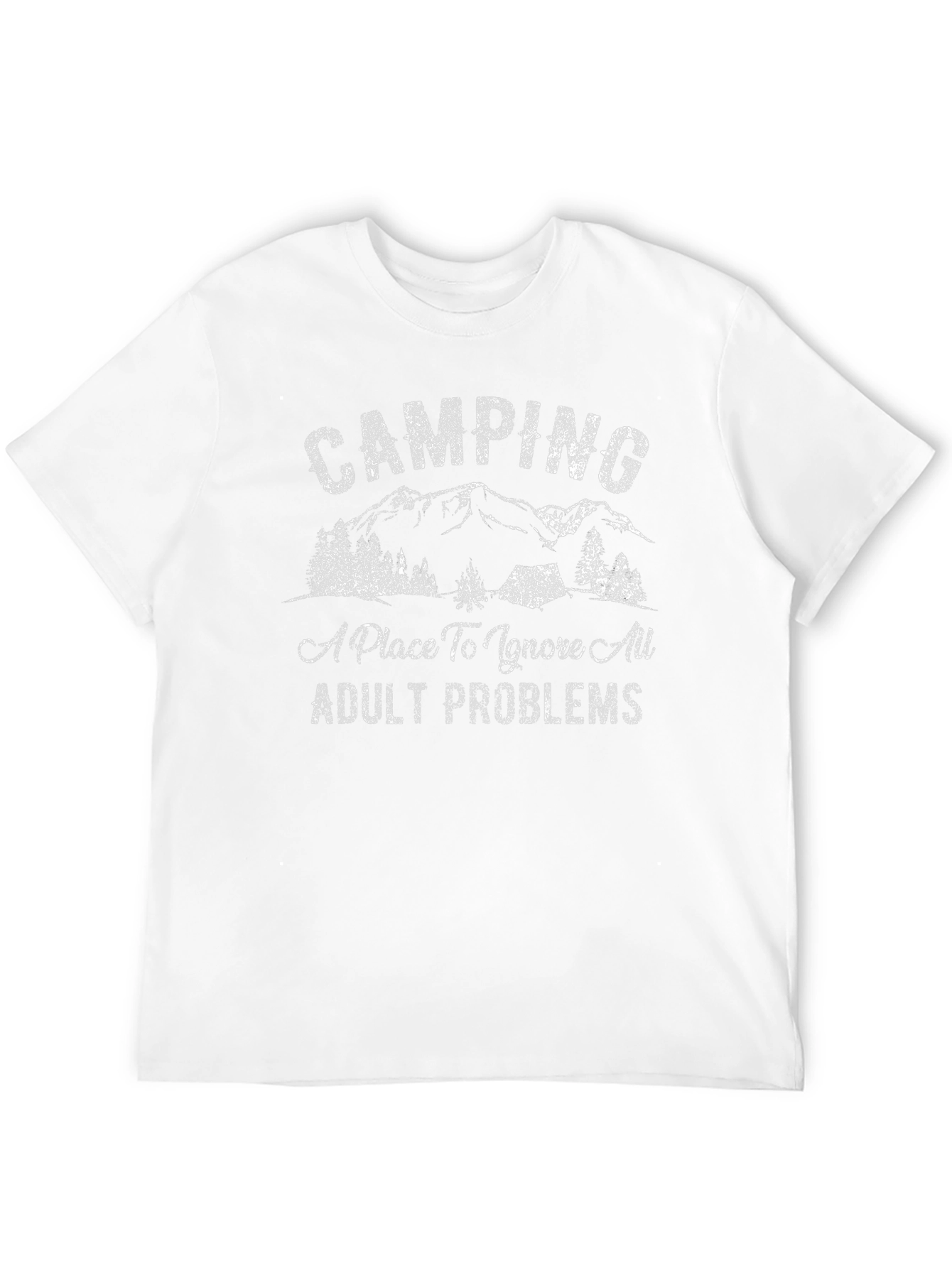 Camping Adult Problems Graphic Tee