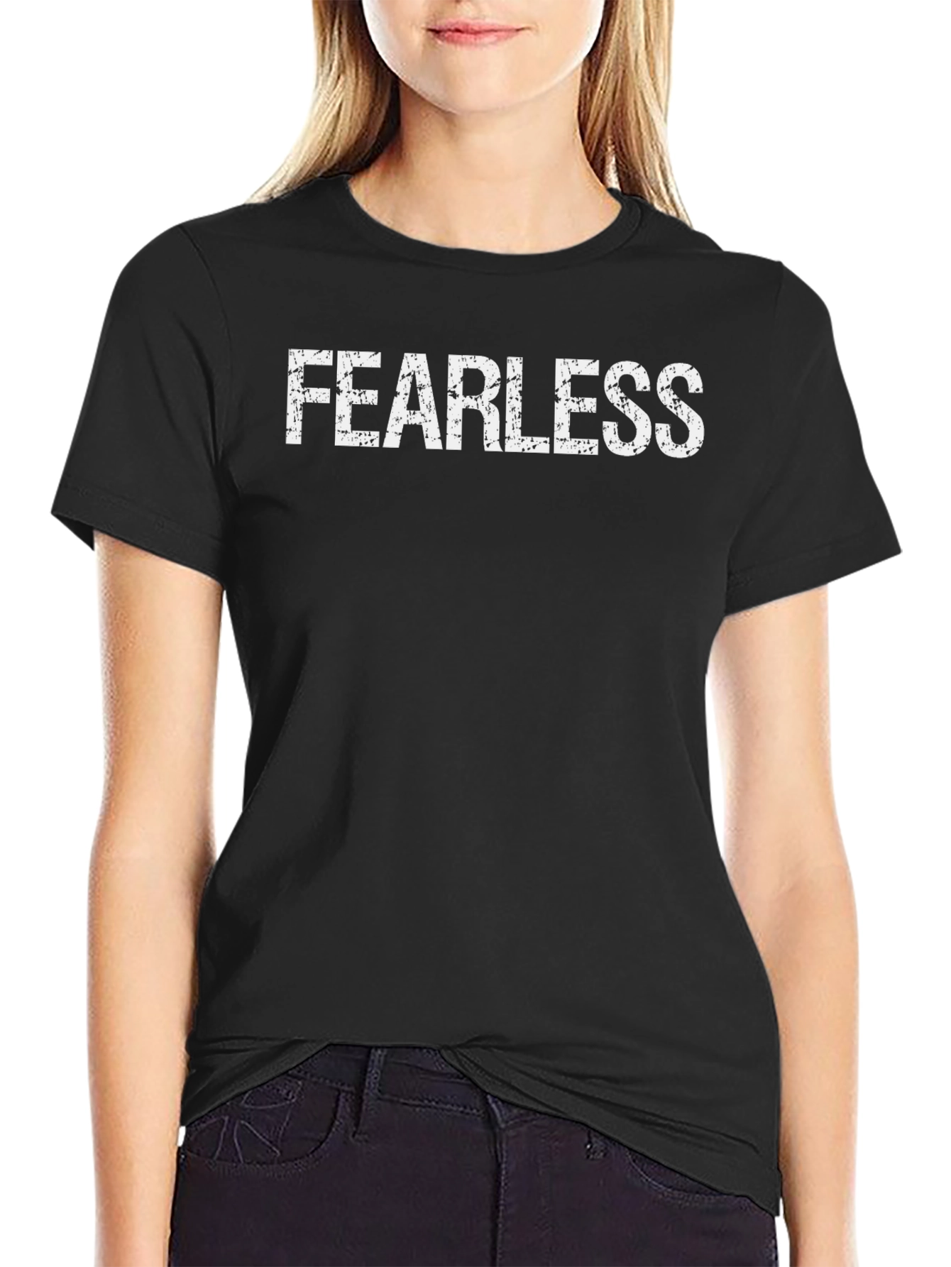 Fearless Graphic Tee - Trendy Casual Wear