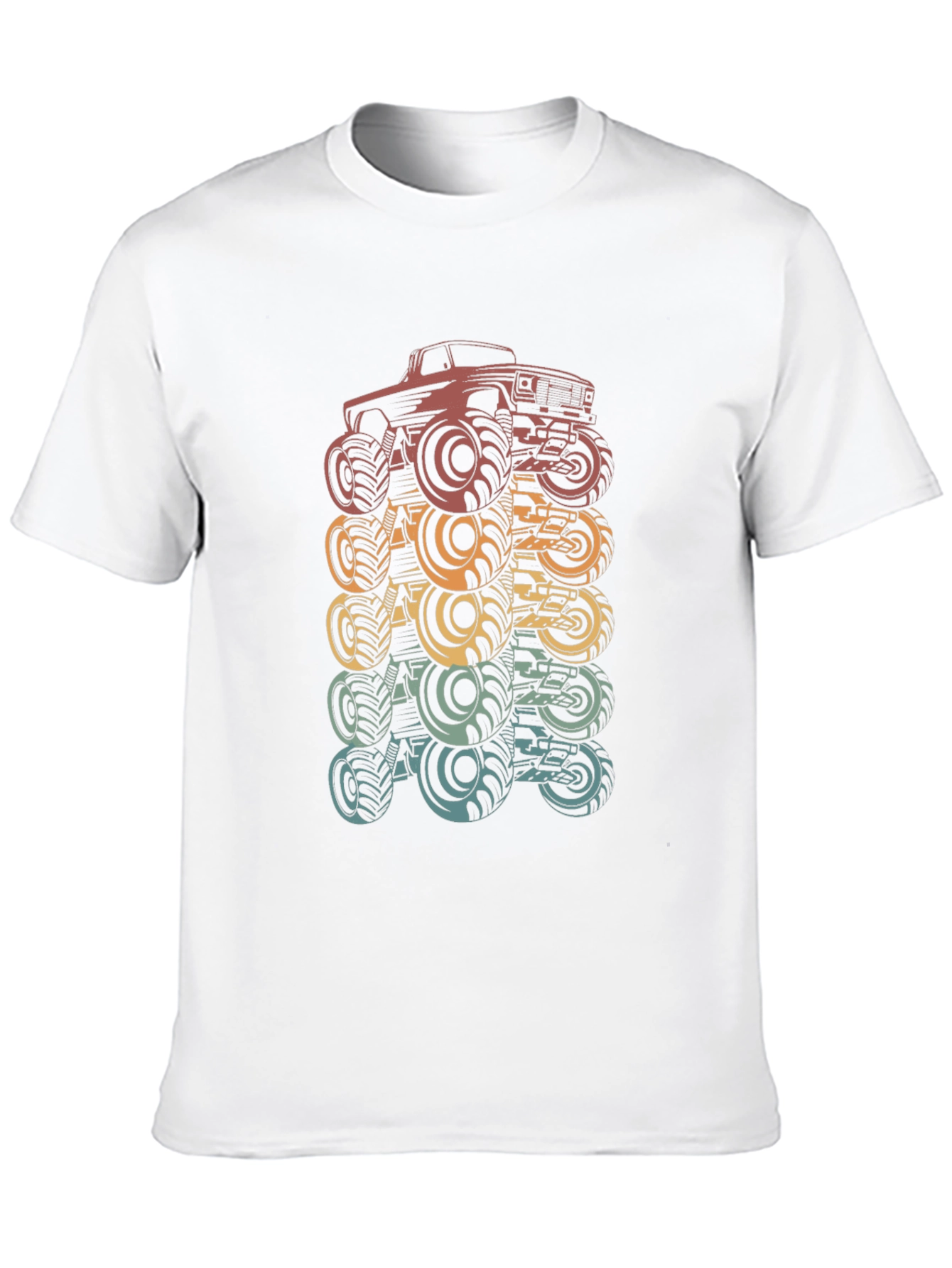 Retro Monster Truck Graphic T-Shirt