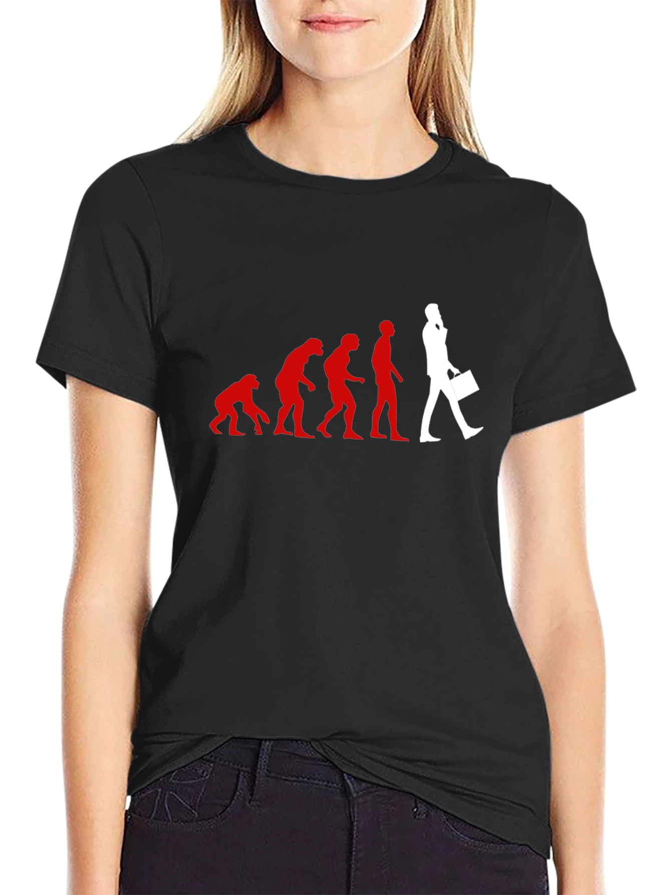 Evolution of Woman T-Shirt