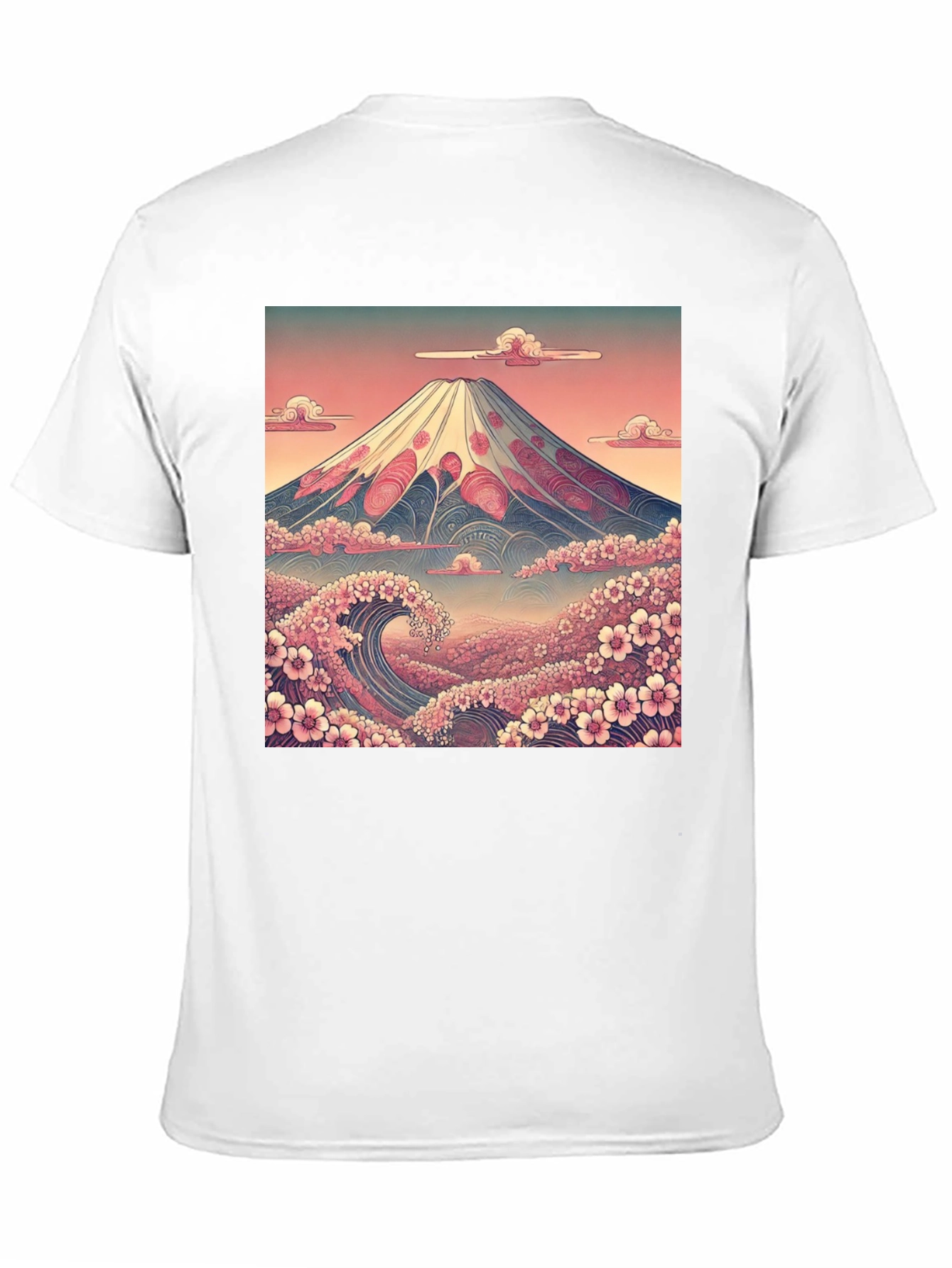 Mount Fuji Wave Graphic Tee