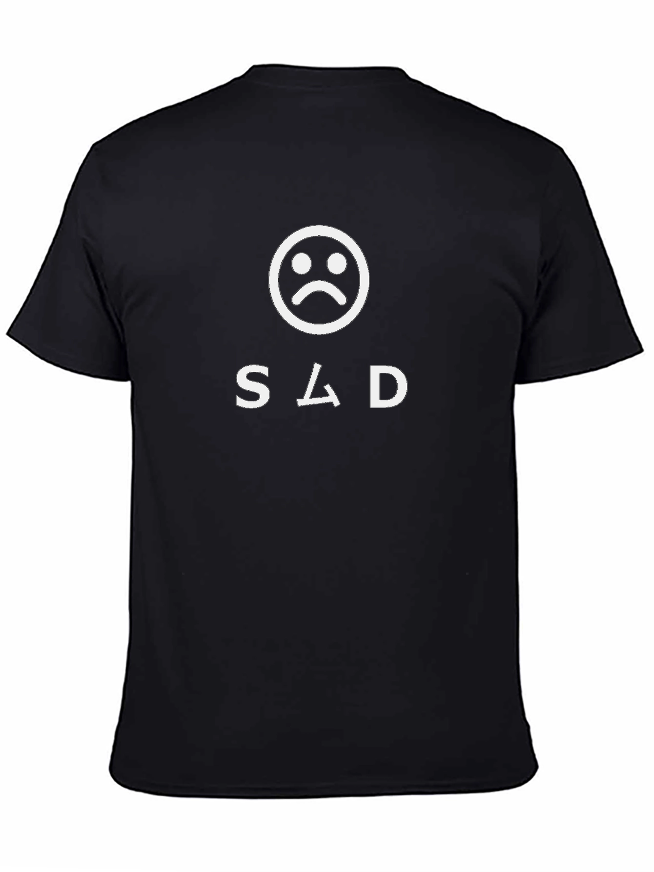 SAD Graphic Tee - Unisex Black T-Shirt