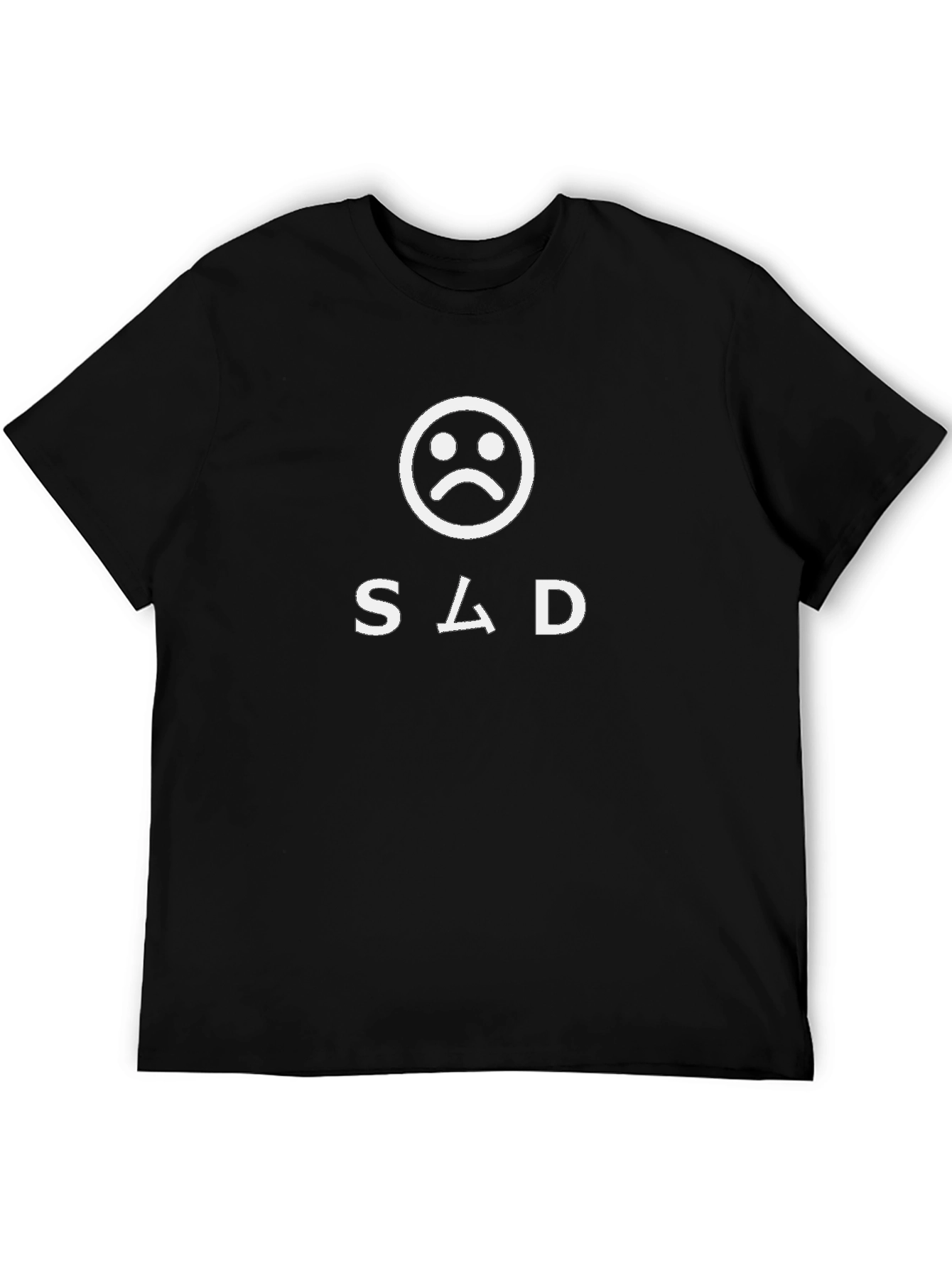 SAD Graphic Tee - Unisex Black T-Shirt