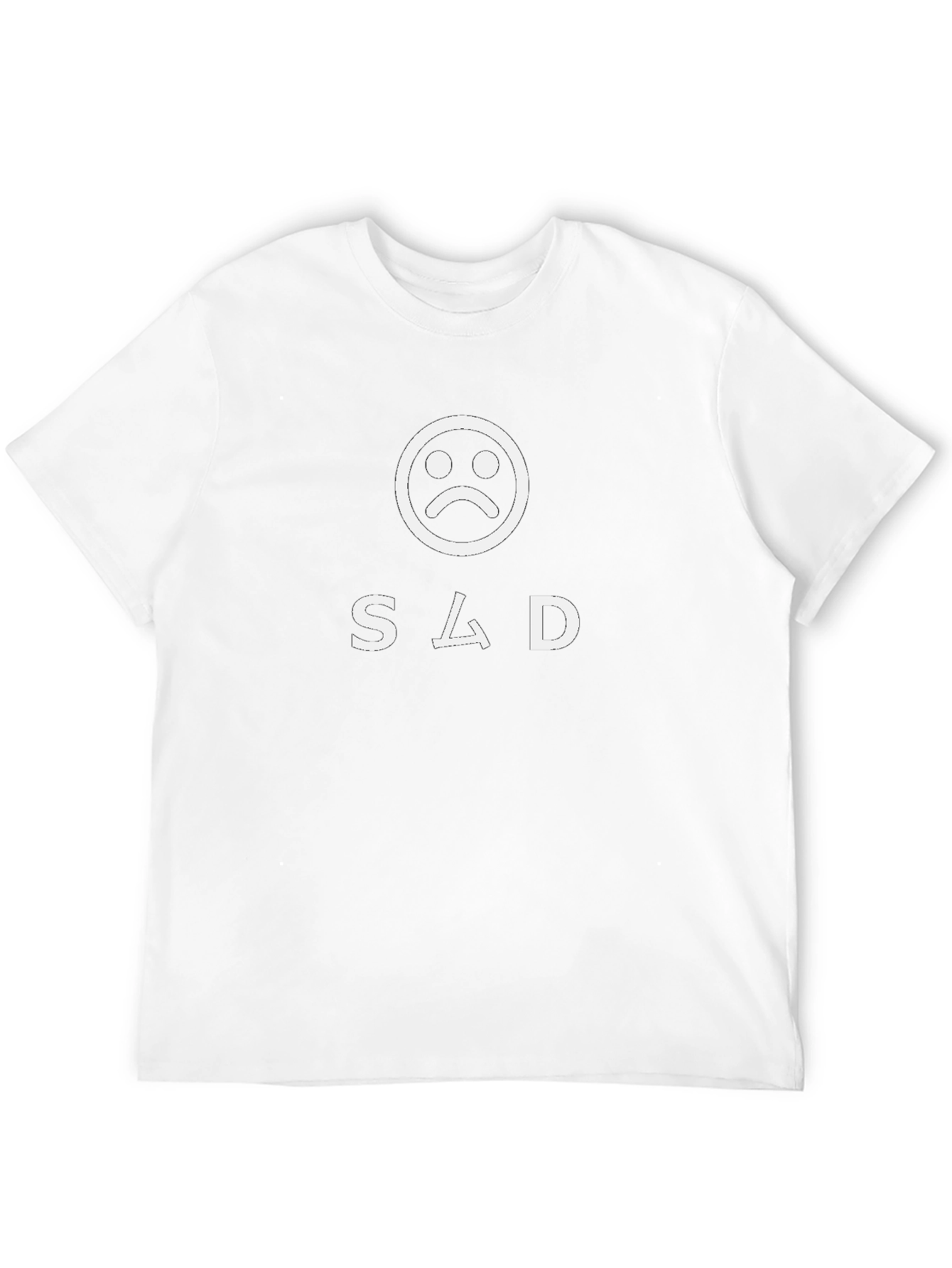 SAD Graphic Tee - Unisex Black T-Shirt
