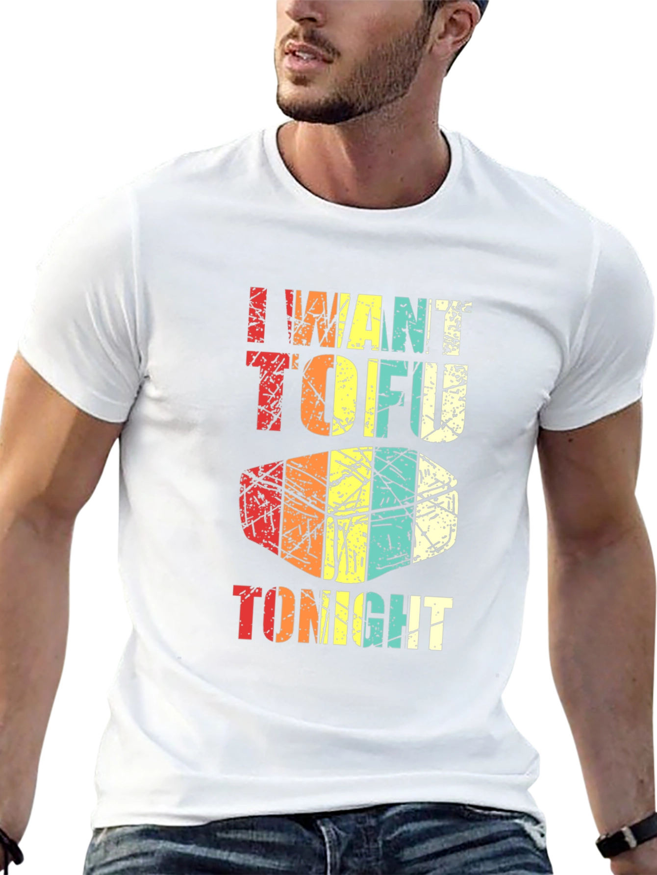 I Want Tofu Tonight Graphic Tee - Black