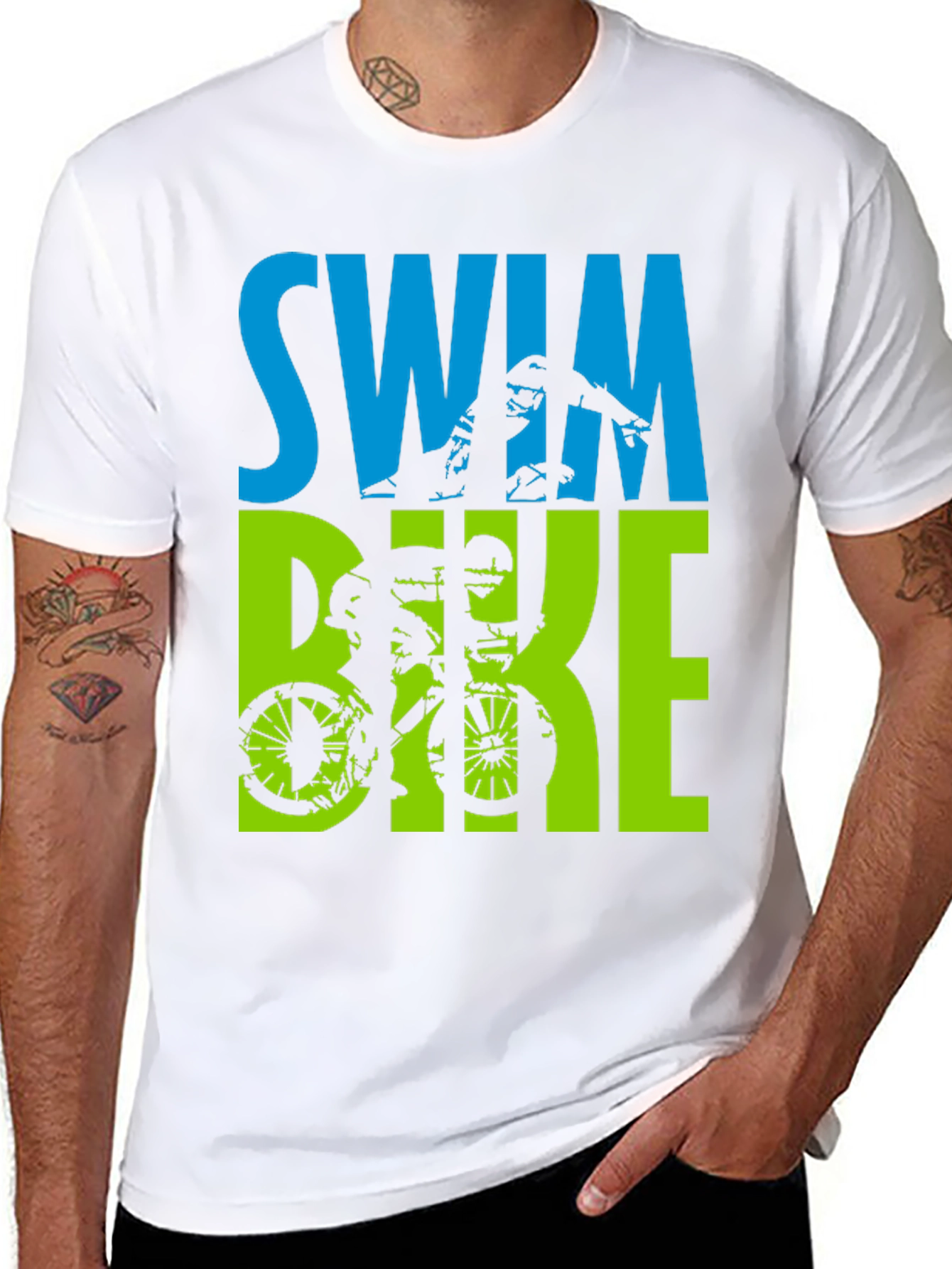 Triathlon Swim Bike T-Shirt