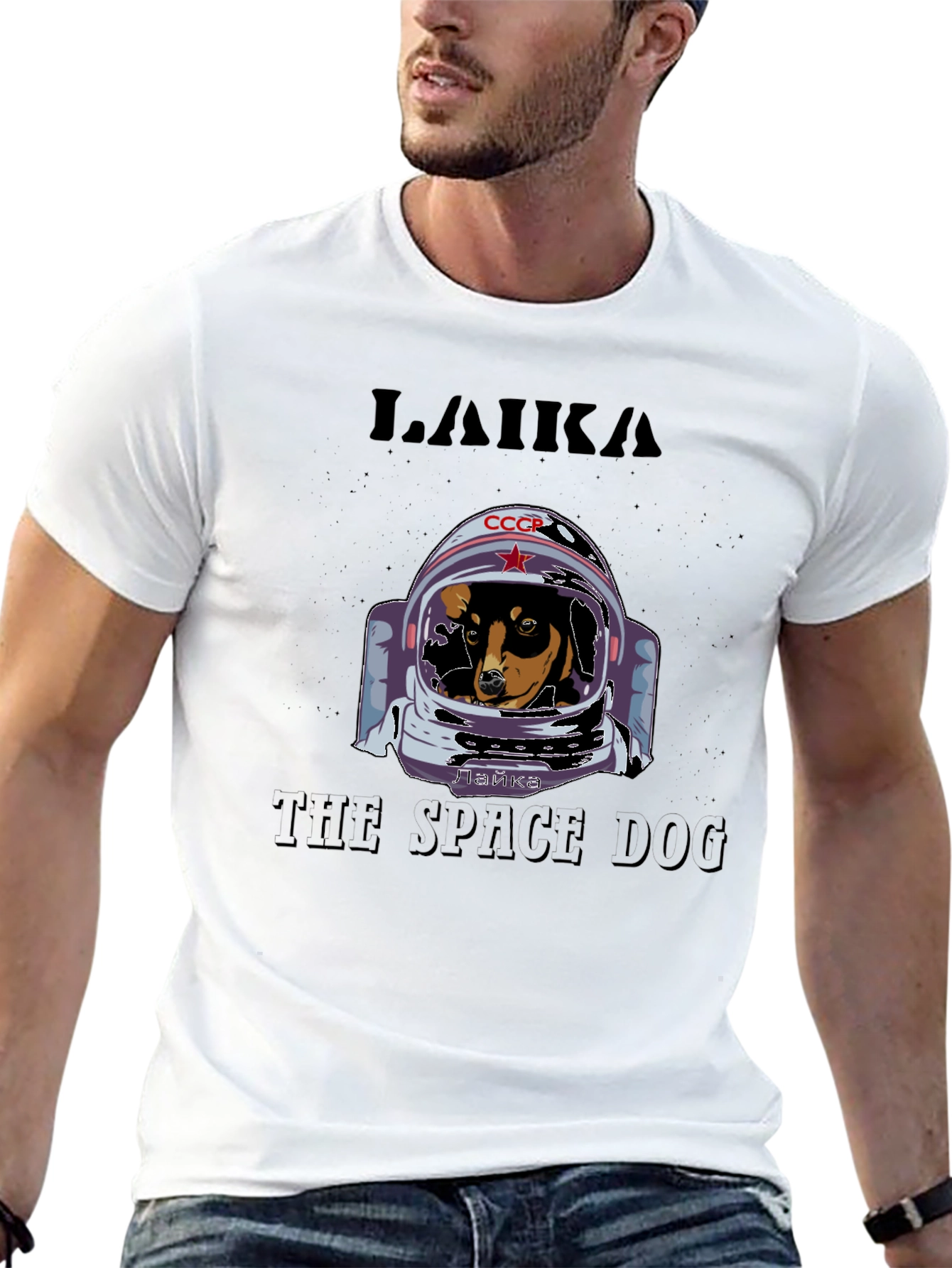 Laika Space Dog Graphic Tee - Unisex