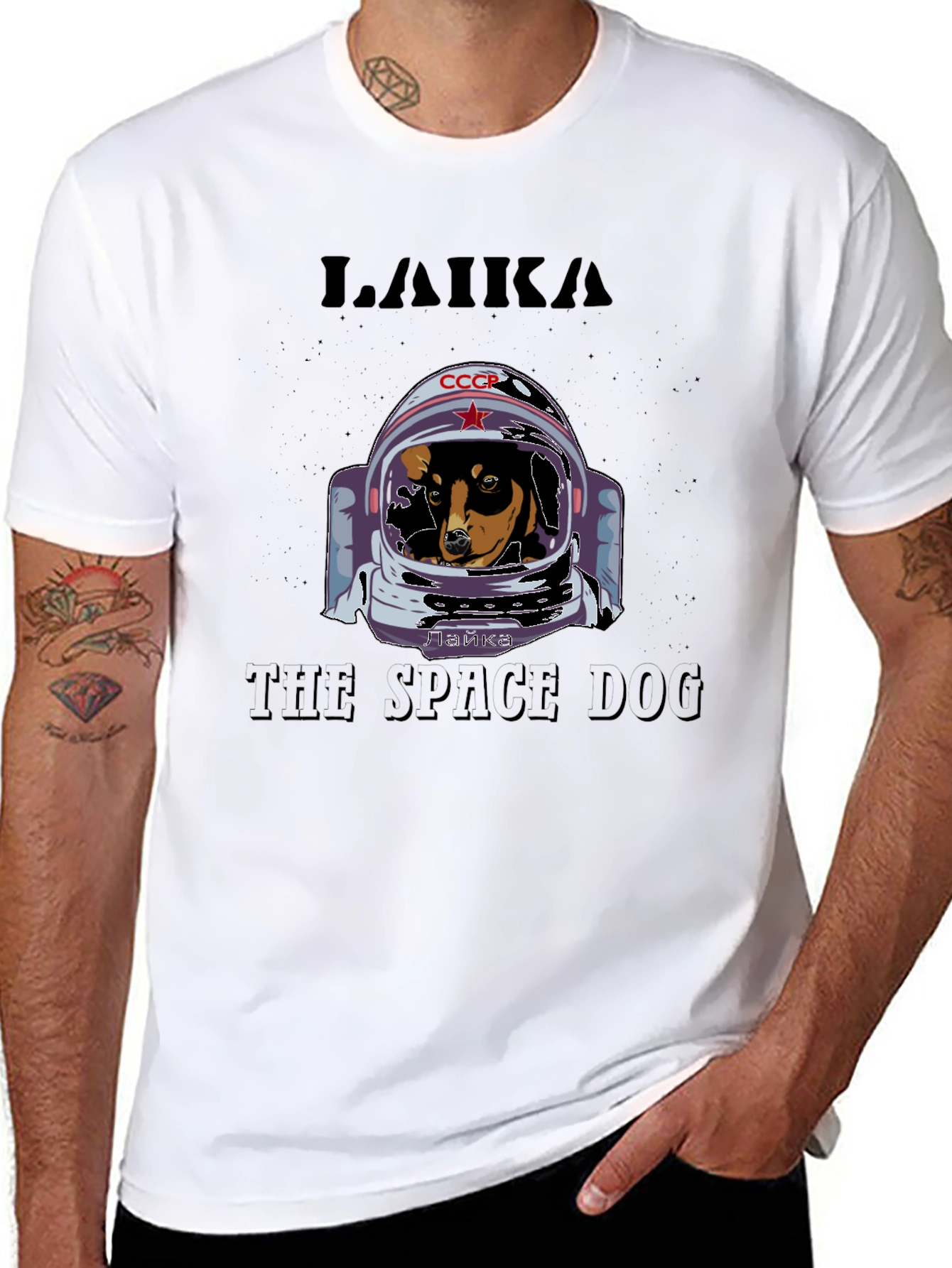 Laika Space Dog Graphic Tee - Unisex
