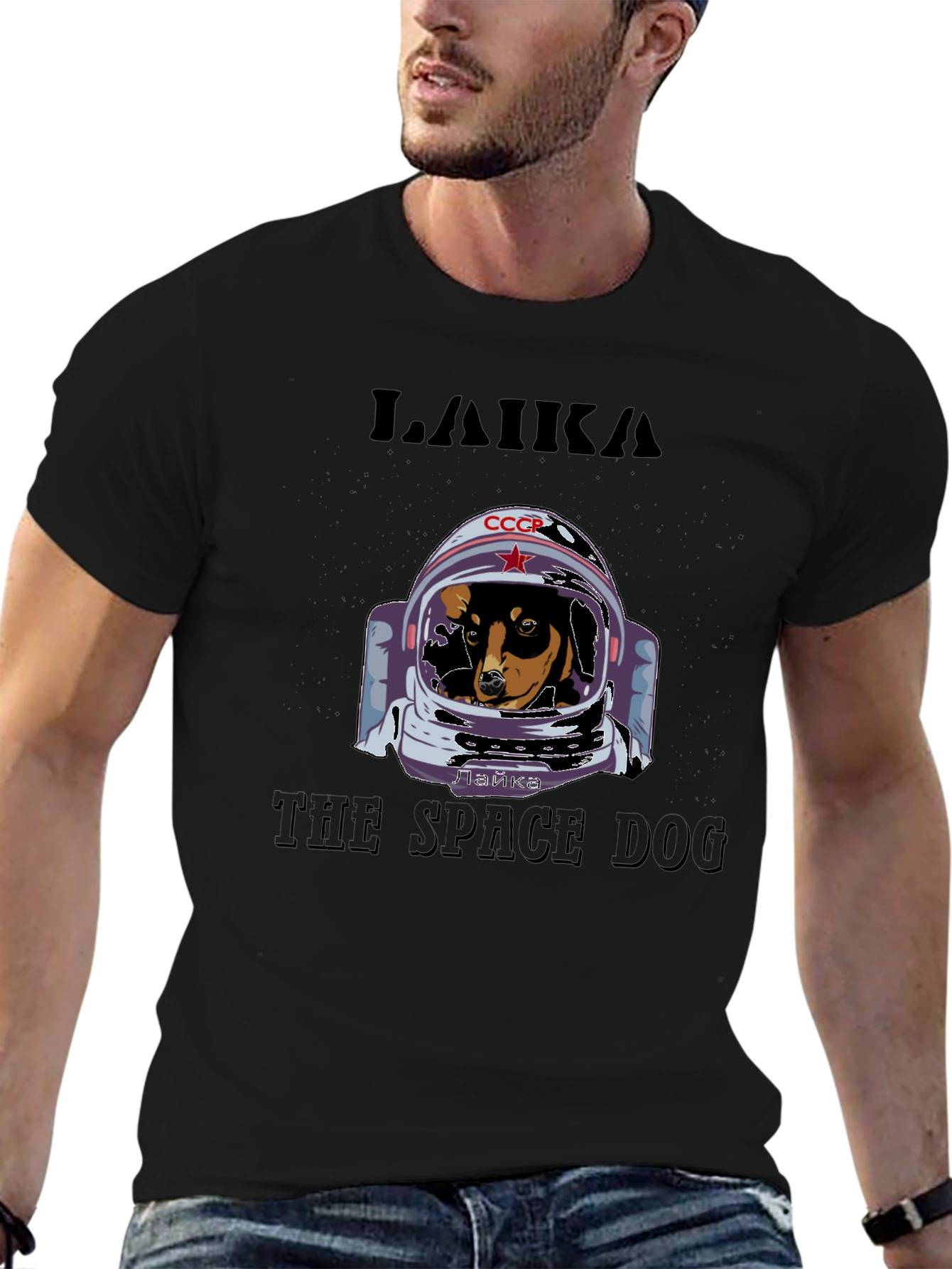 Laika Space Dog Graphic Tee - Unisex