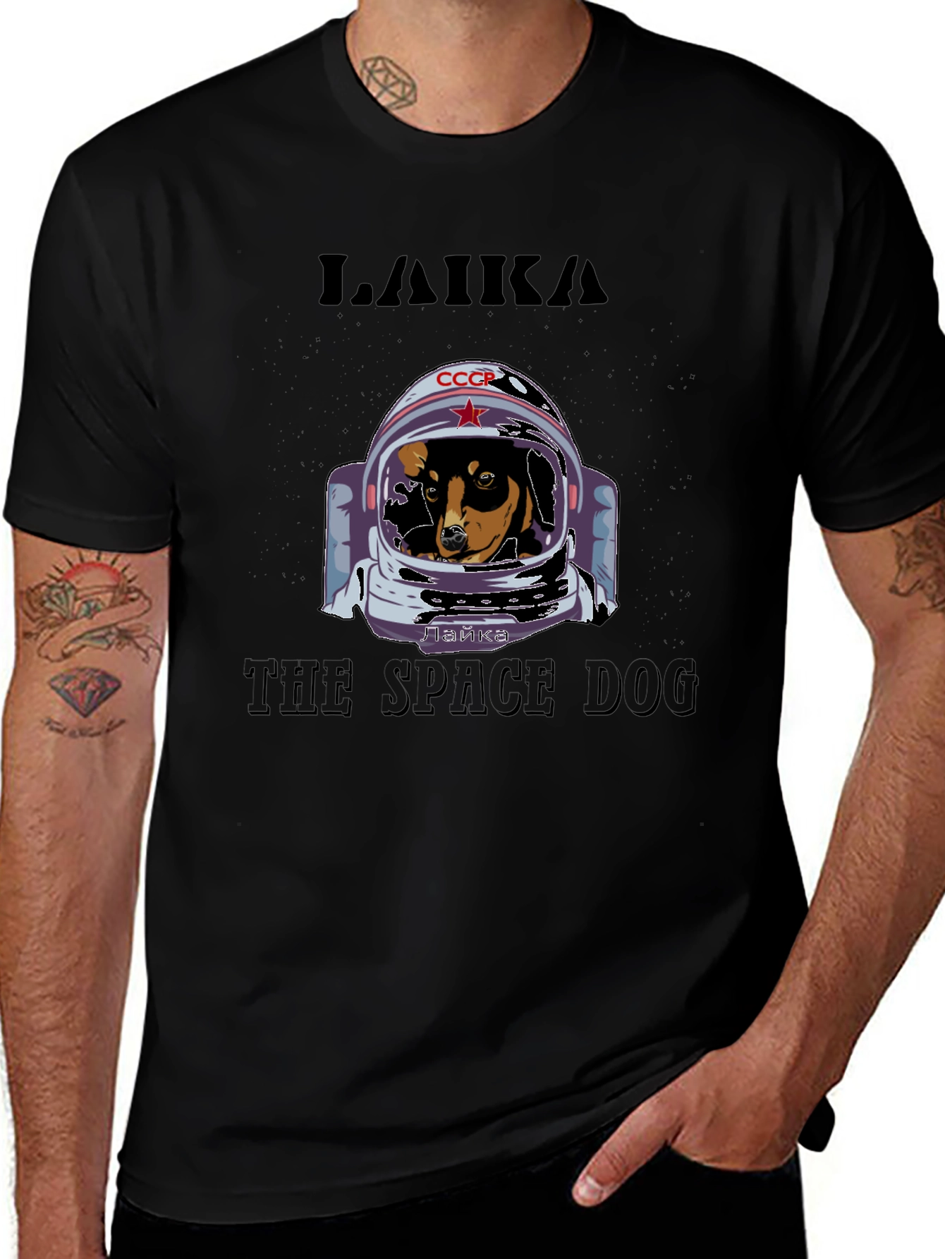 Laika Space Dog Graphic Tee - Unisex