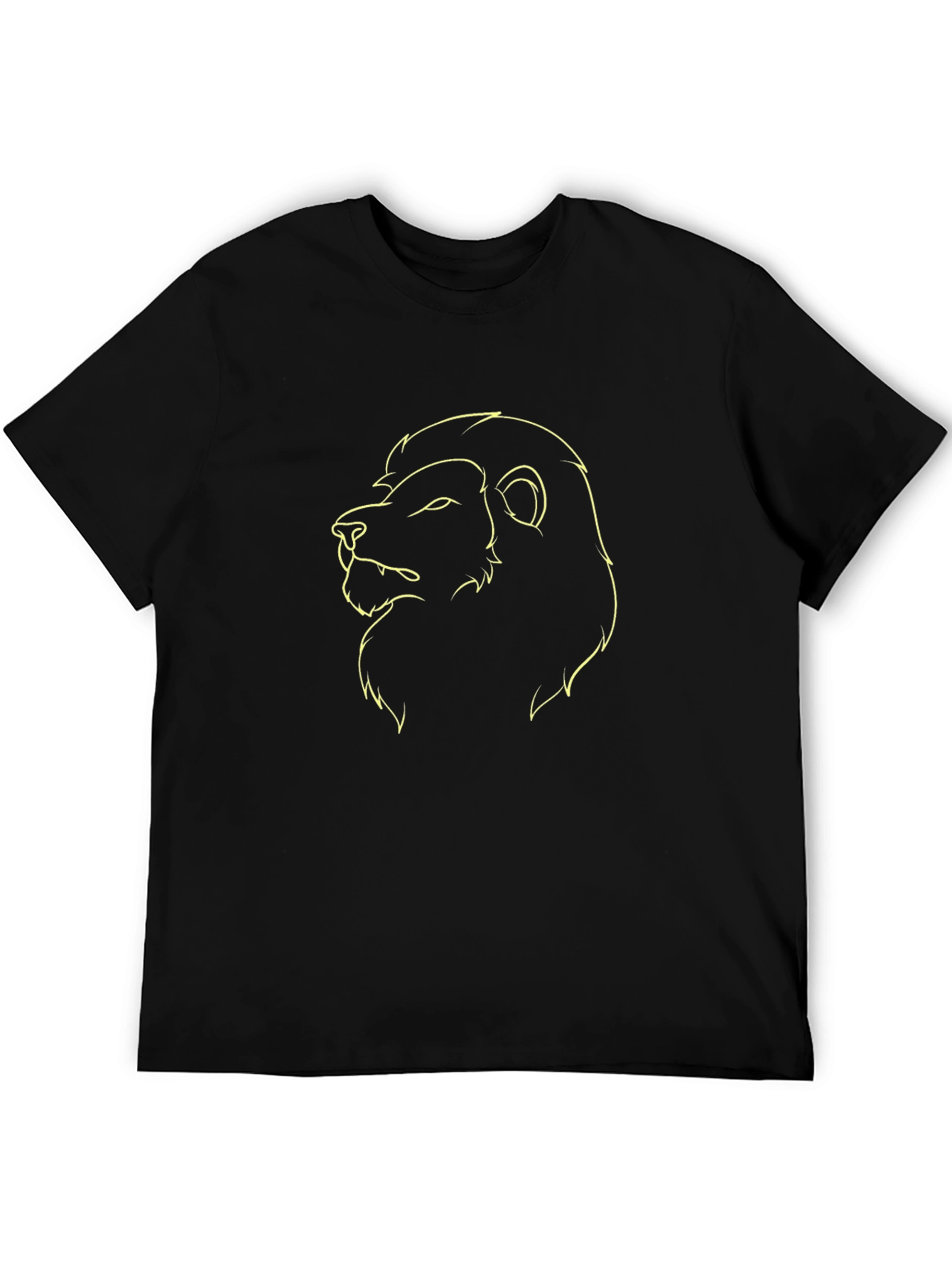 Lion Outline Graphic T-Shirt